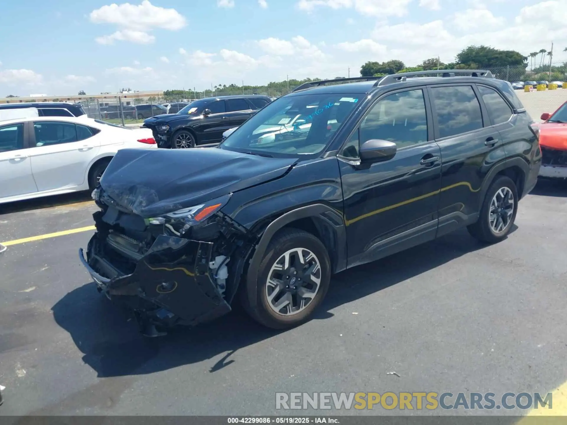 2 Photograph of a damaged car JF2SLDDC6SH405992 SUBARU FORESTER 2025