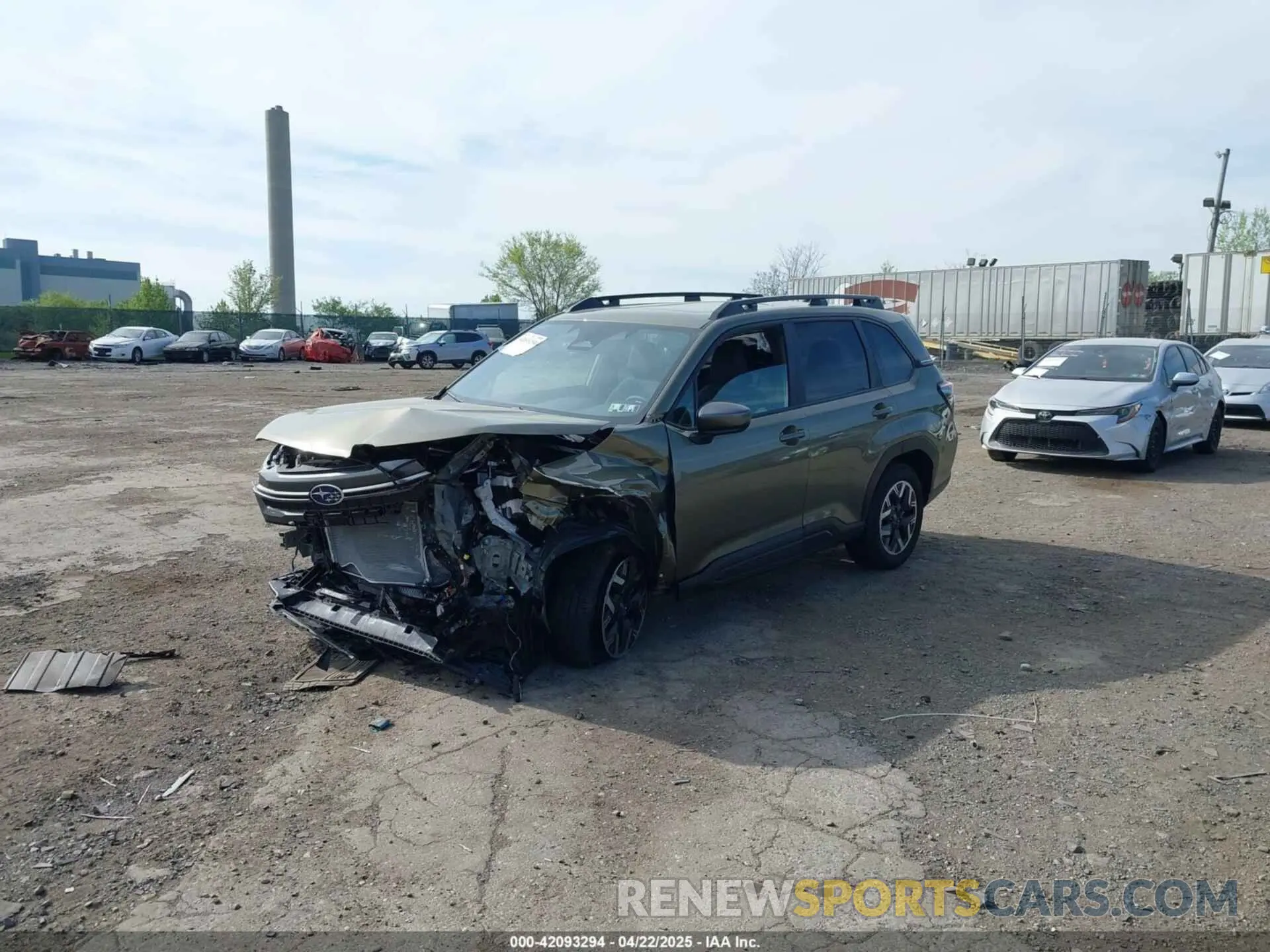 2 Photograph of a damaged car JF2SLDDC7SH501498 SUBARU FORESTER 2025
