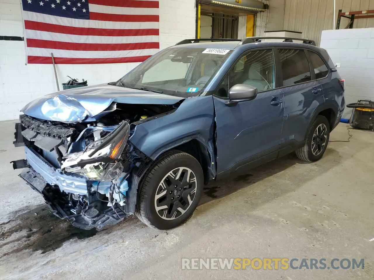1 Photograph of a damaged car JF2SLDDC9SH471002 SUBARU FORESTER 2025