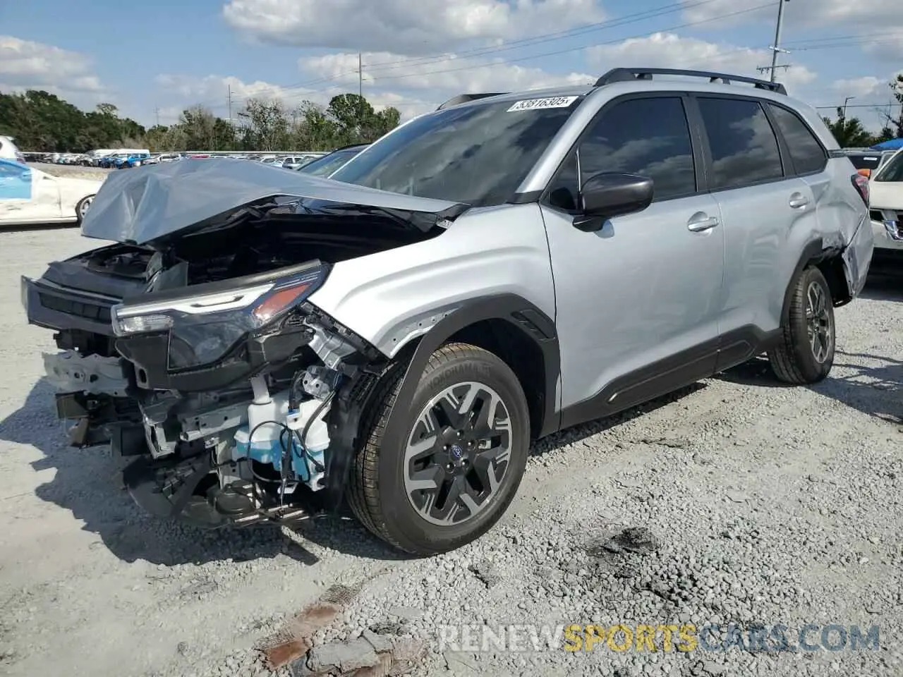 1 Photograph of a damaged car JF2SLDDC9SH542604 SUBARU FORESTER 2025