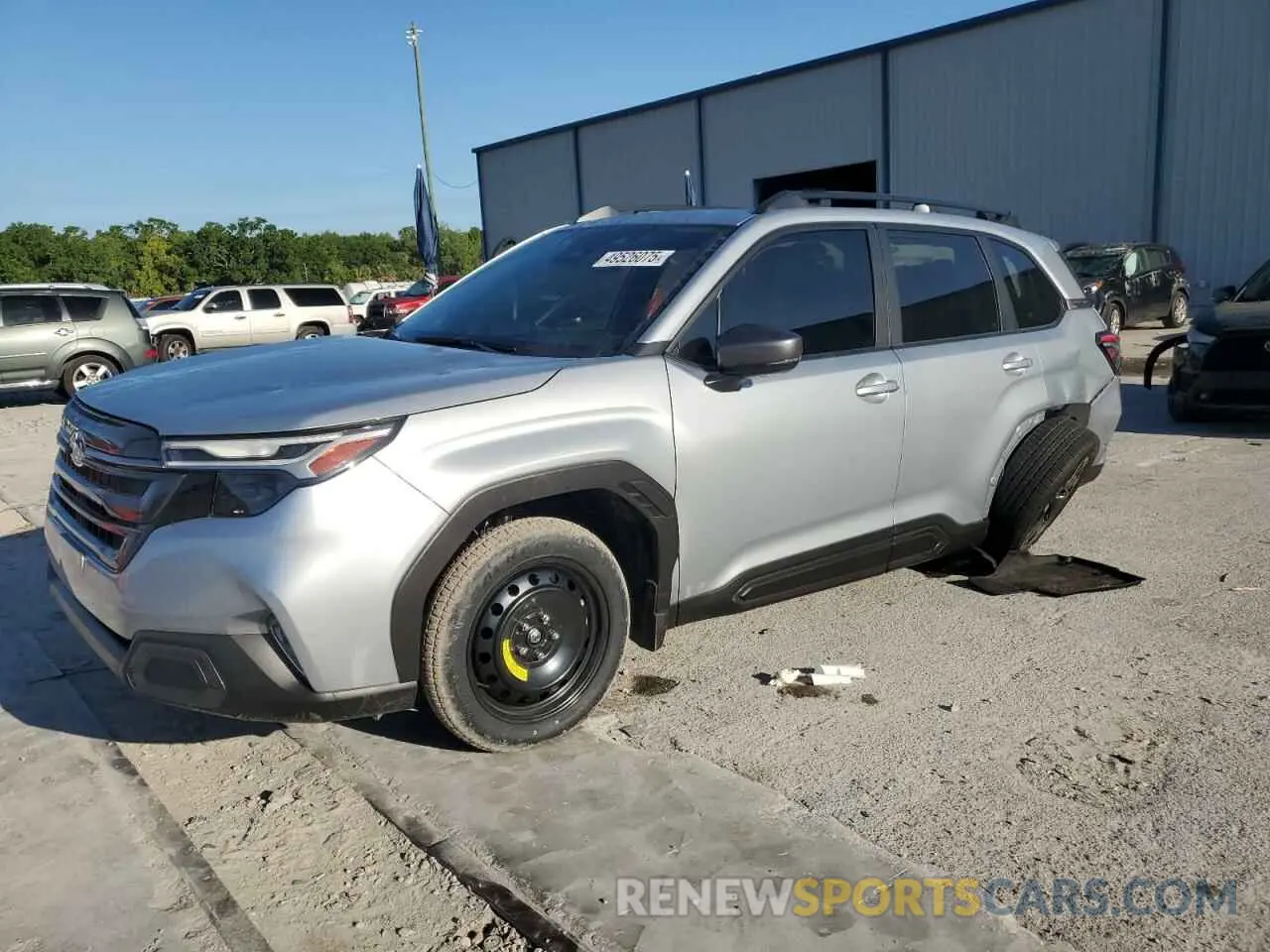 1 Photograph of a damaged car JF2SLDRC2SH444541 SUBARU FORESTER 2025