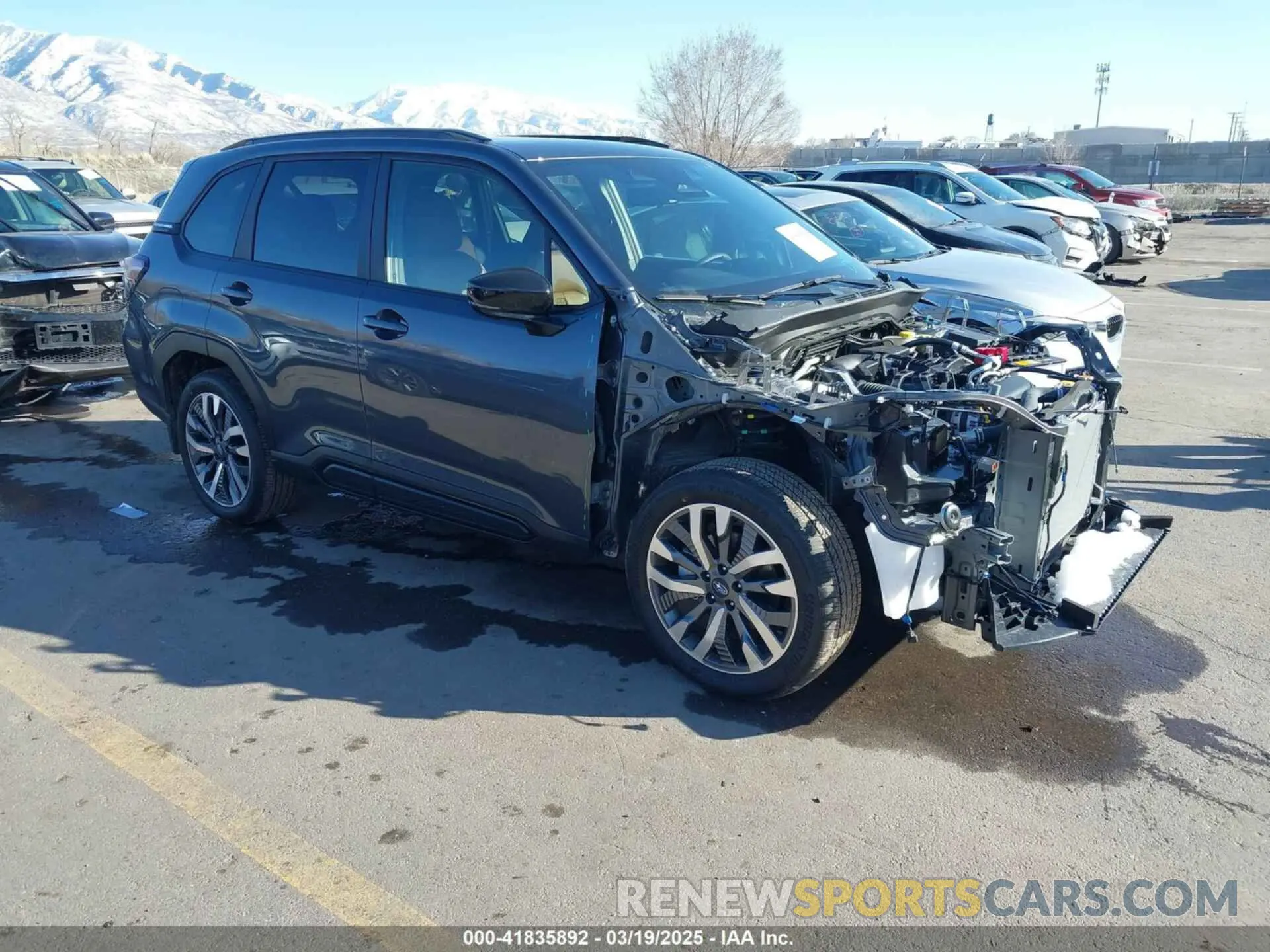 1 Photograph of a damaged car JF2SLDTC0SH423244 SUBARU FORESTER 2025