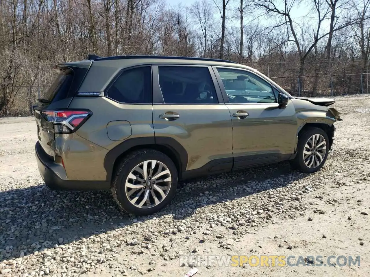 3 Photograph of a damaged car JF2SLDTC1SH440702 SUBARU FORESTER 2025