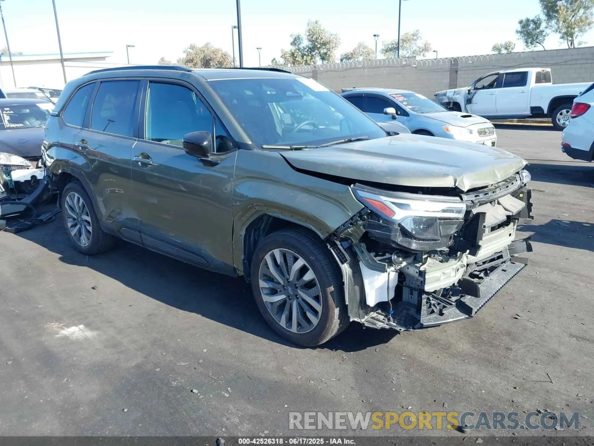 1 Photograph of a damaged car JF2SLDTC2SH492775 SUBARU FORESTER 2025