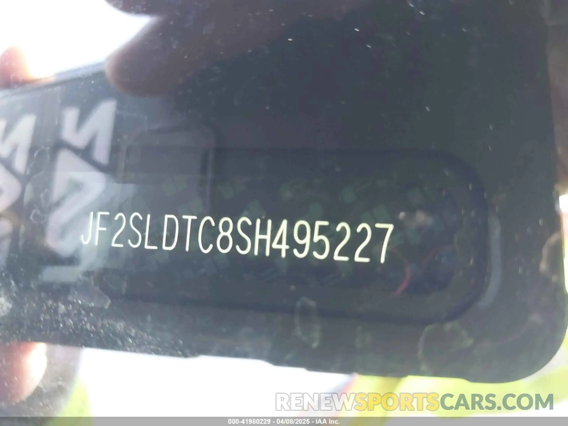 9 Photograph of a damaged car JF2SLDTC8SH495227 SUBARU FORESTER 2025
