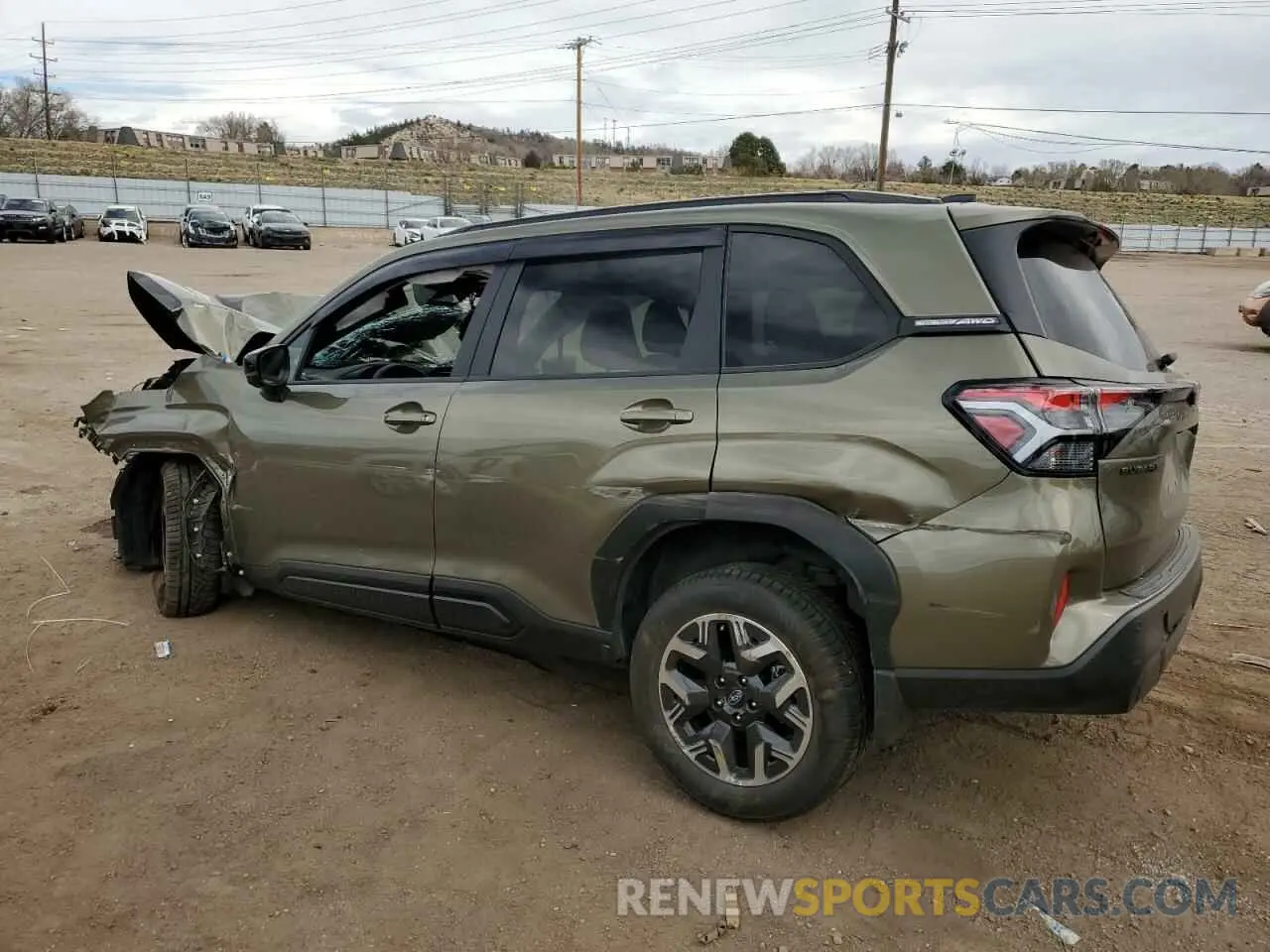 2 Photograph of a damaged car JF2SLDTCXSH407553 SUBARU FORESTER 2025