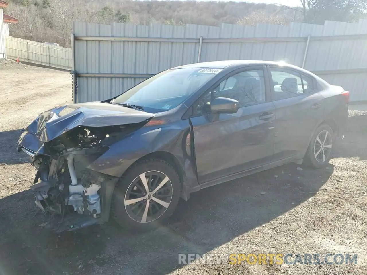 1 Photograph of a damaged car 4S3GKAC61K3610926 SUBARU IMPREZ 2019