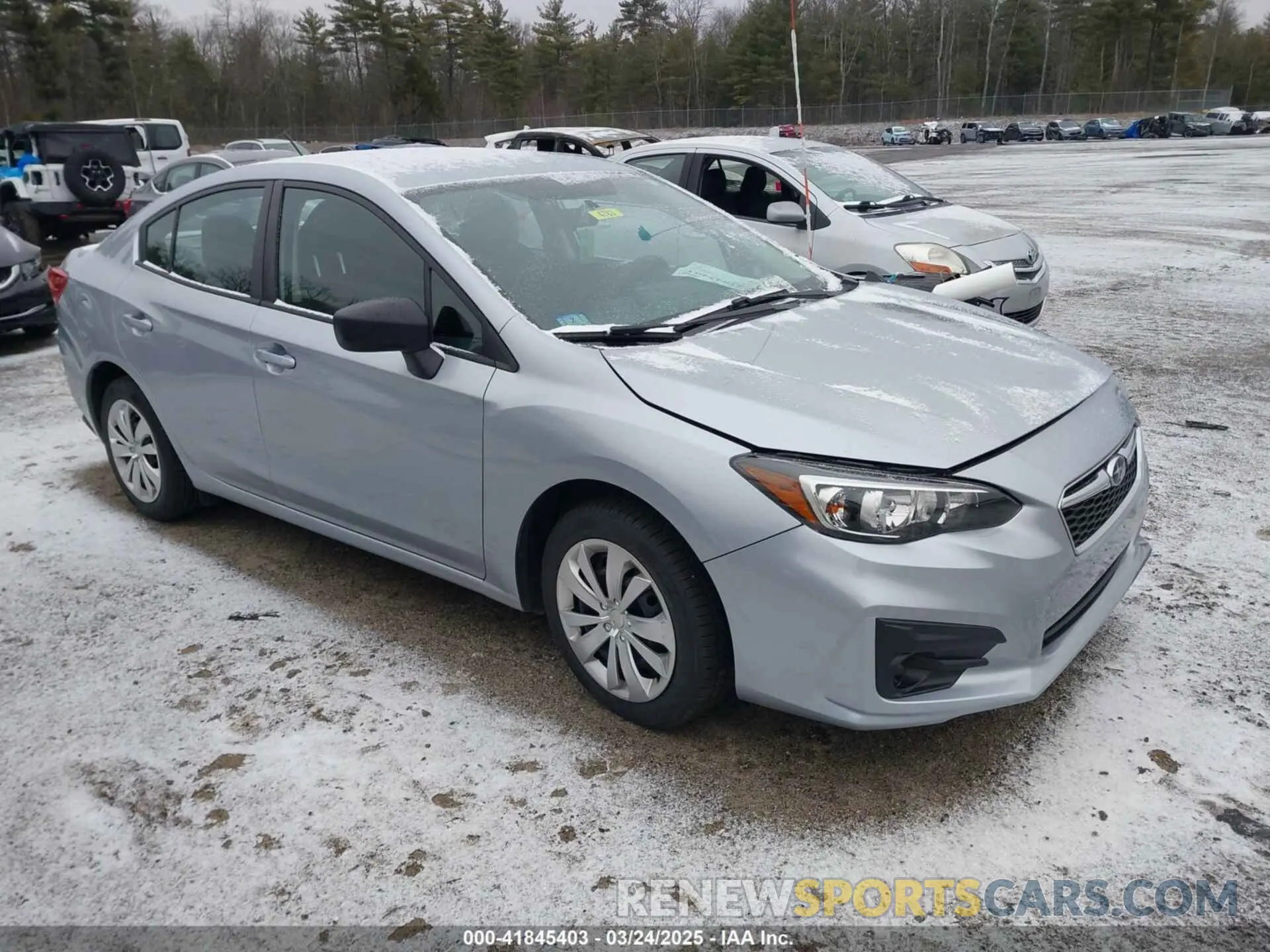 1 Photograph of a damaged car 4S3GKAA60K3601427 SUBARU IMPREZA 2019