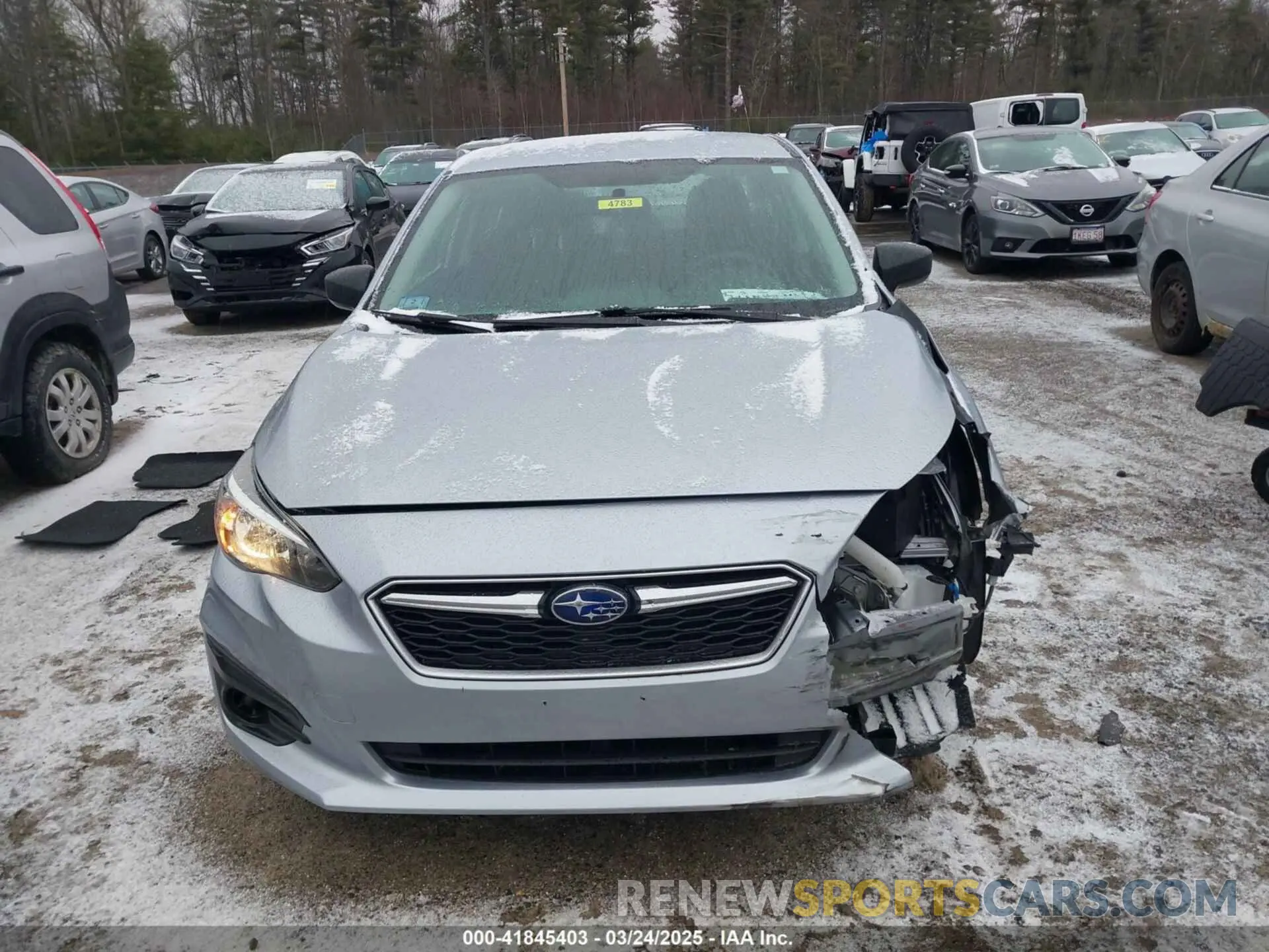 6 Photograph of a damaged car 4S3GKAA60K3601427 SUBARU IMPREZA 2019