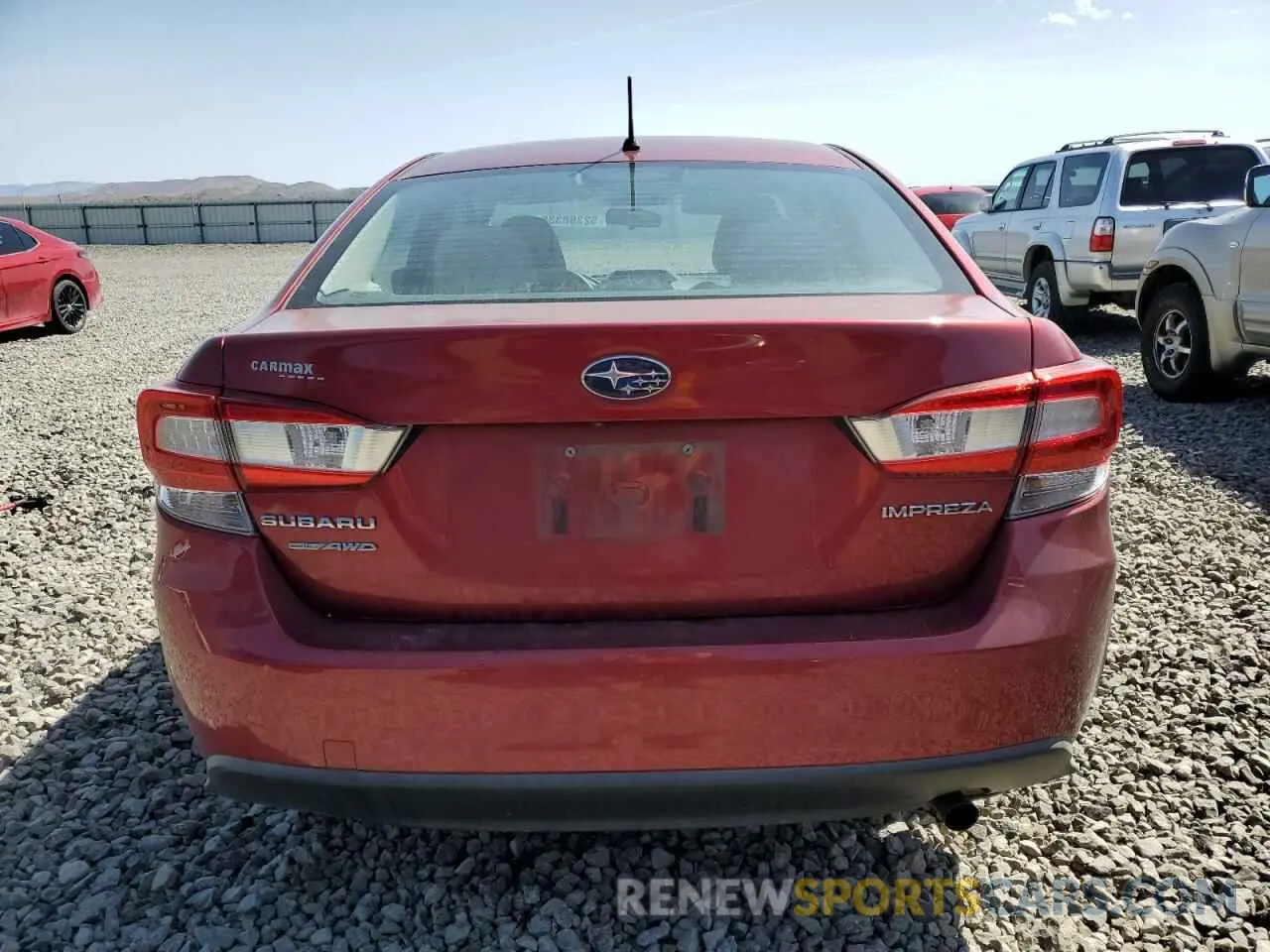 6 Photograph of a damaged car 4S3GKAA60K3622925 SUBARU IMPREZA 2019