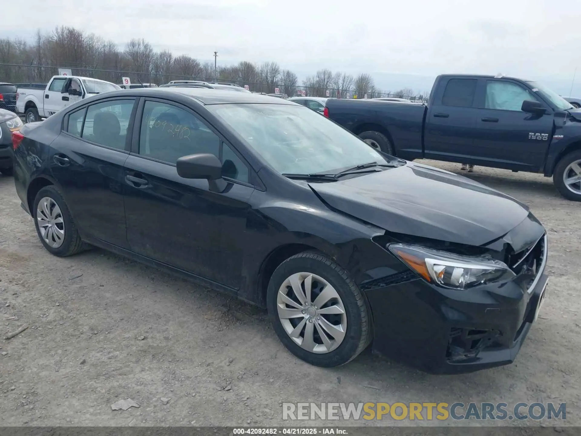 1 Photograph of a damaged car 4S3GKAA60K3623329 SUBARU IMPREZA 2019