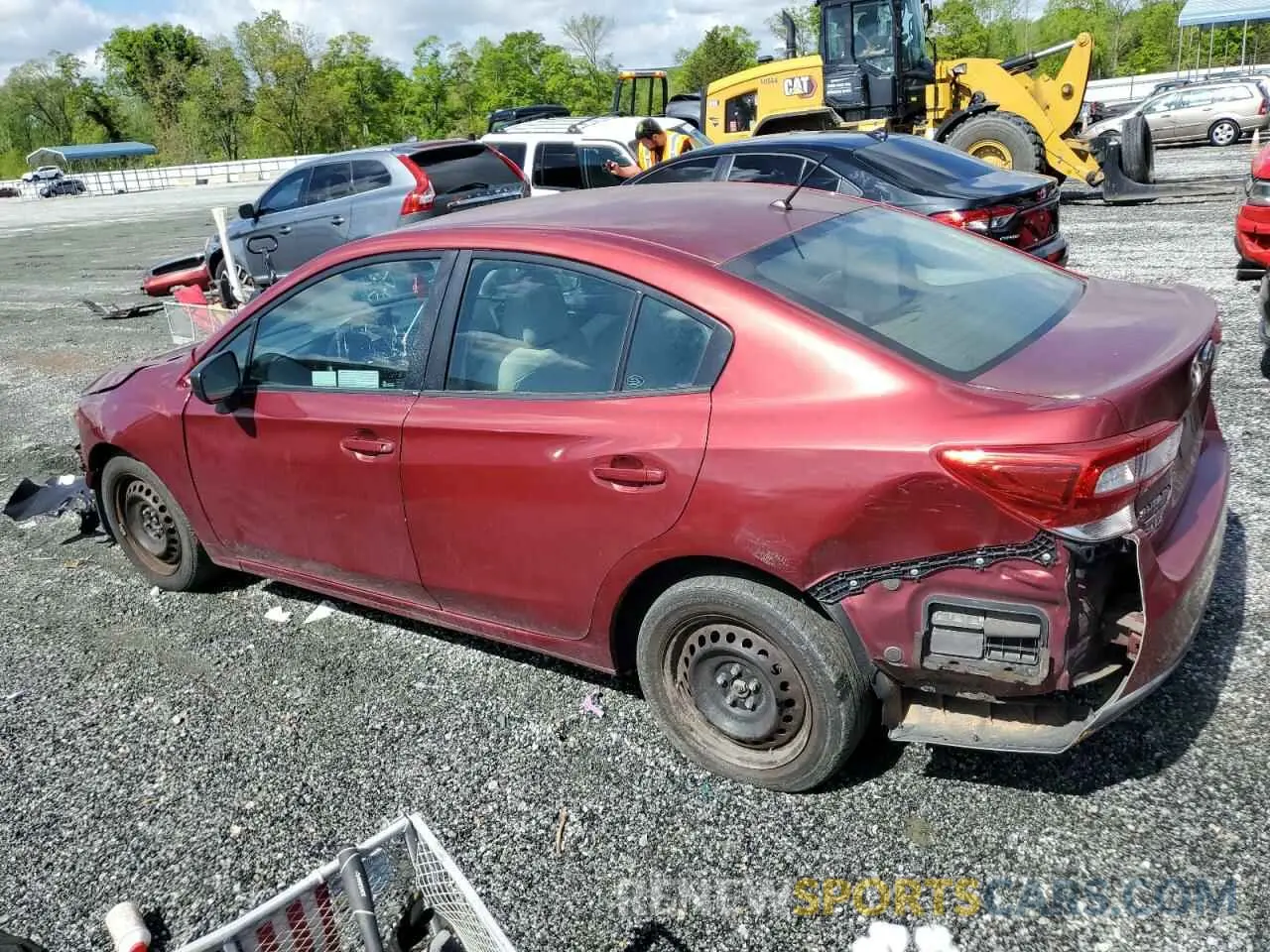 2 Photograph of a damaged car 4S3GKAA61K3621640 SUBARU IMPREZA 2019