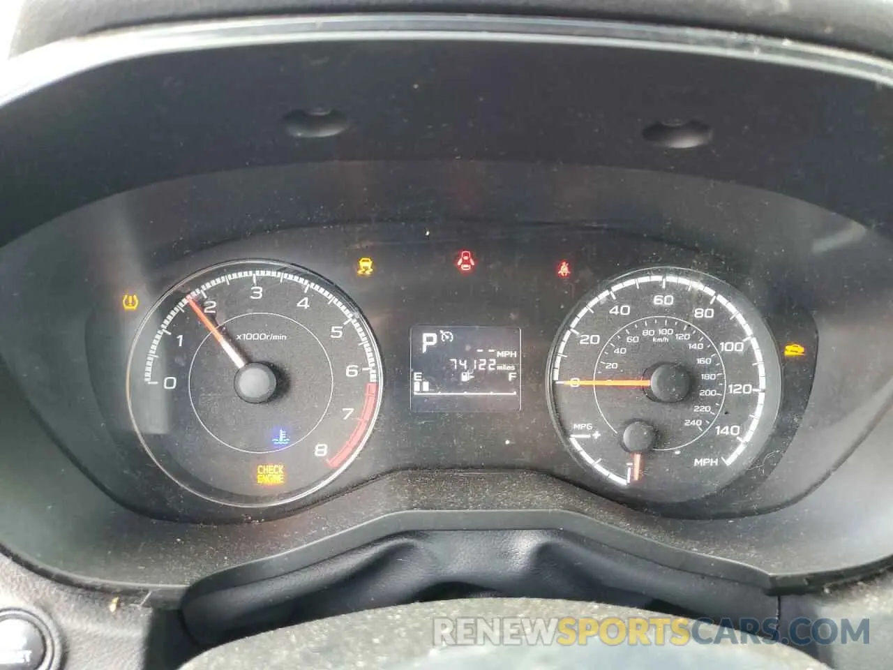 9 Photograph of a damaged car 4S3GKAA61K3621640 SUBARU IMPREZA 2019
