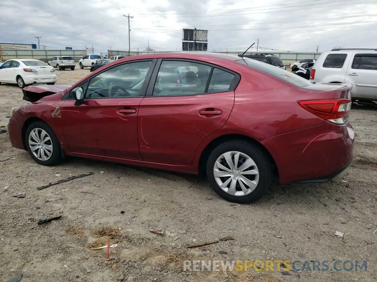 2 Photograph of a damaged car 4S3GKAA63K3610543 SUBARU IMPREZA 2019