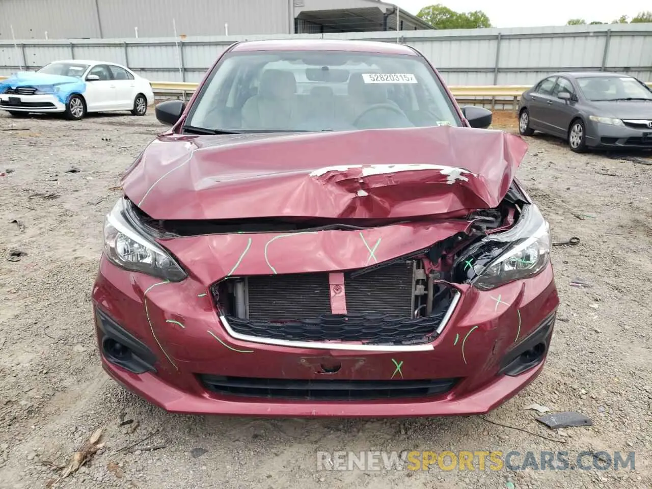 5 Photograph of a damaged car 4S3GKAA63K3610543 SUBARU IMPREZA 2019