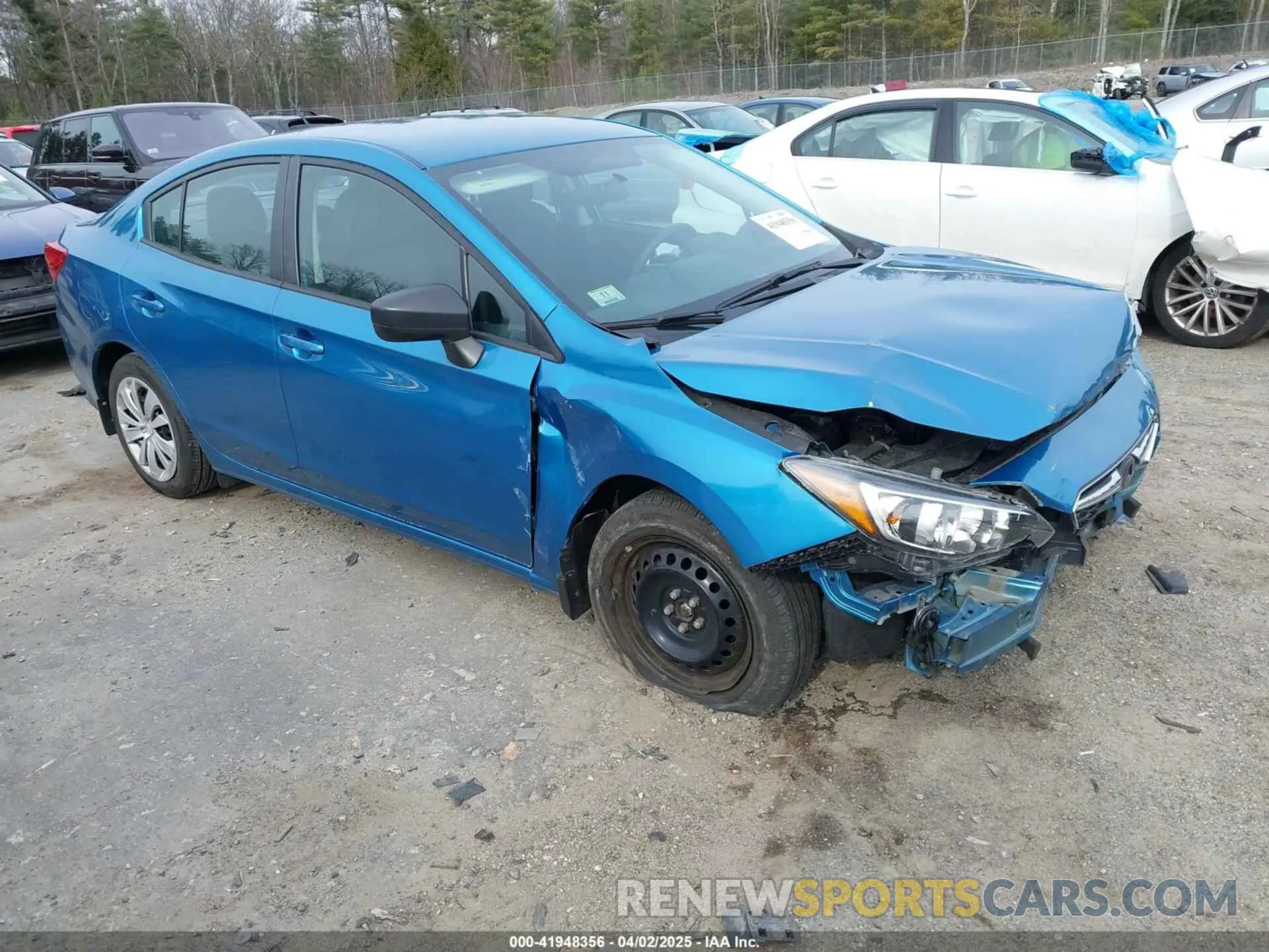 1 Photograph of a damaged car 4S3GKAA63K3628332 SUBARU IMPREZA 2019