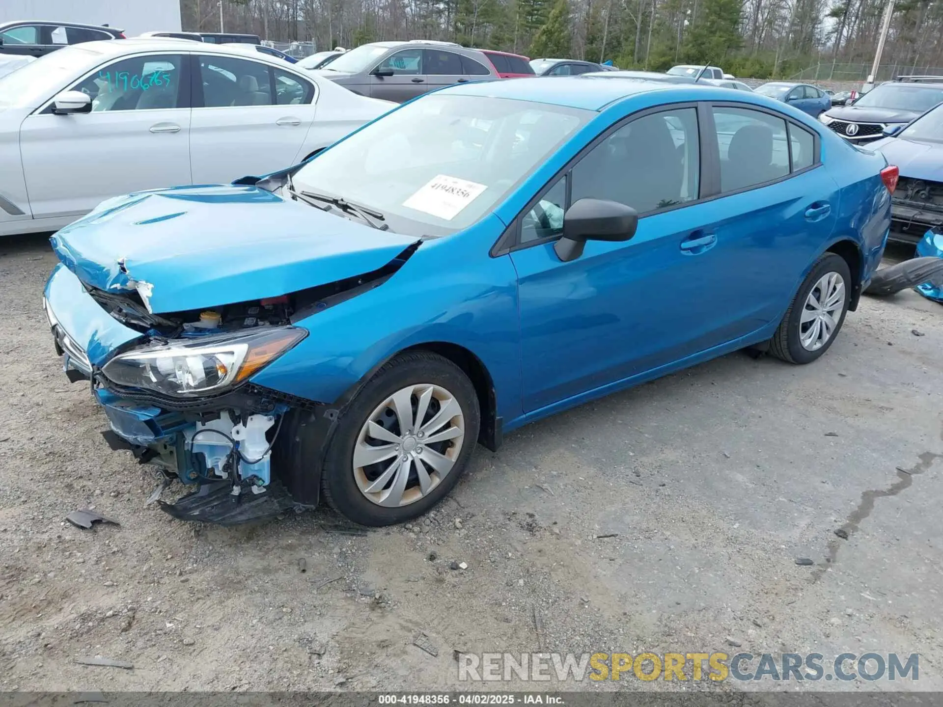 2 Photograph of a damaged car 4S3GKAA63K3628332 SUBARU IMPREZA 2019