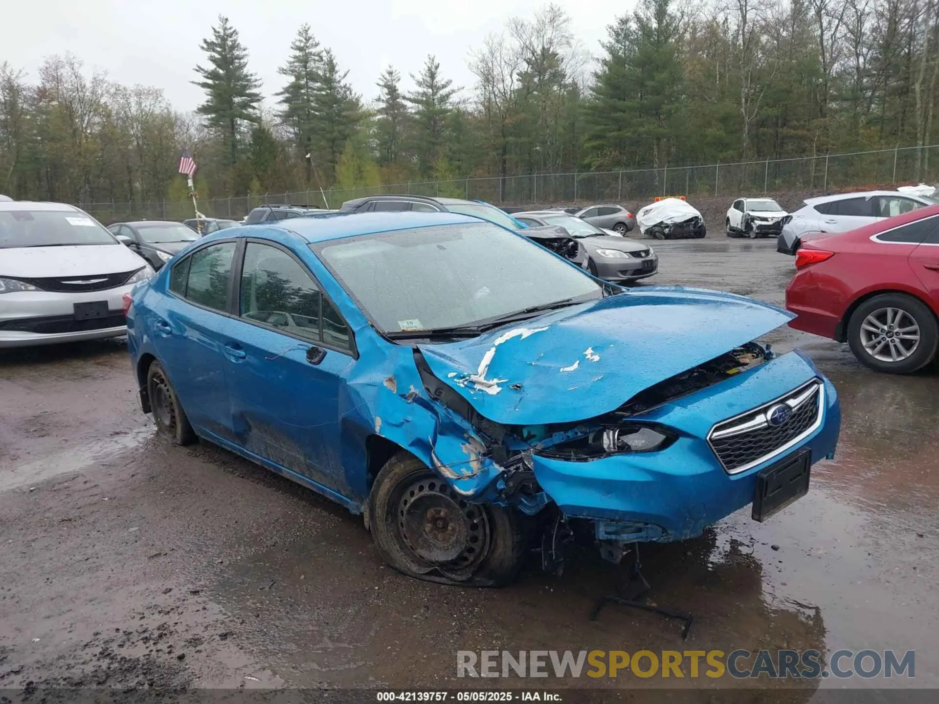1 Photograph of a damaged car 4S3GKAA64K3611457 SUBARU IMPREZA 2019