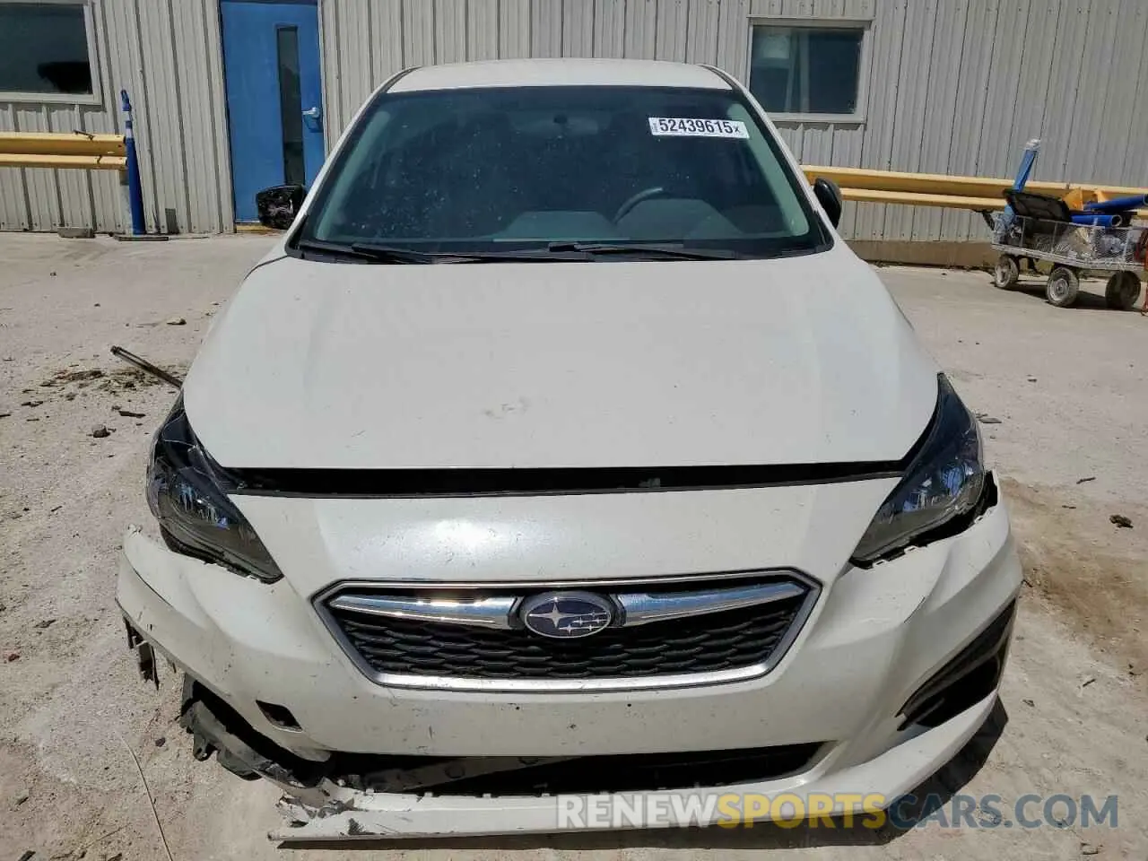 5 Photograph of a damaged car 4S3GKAA64K3621891 SUBARU IMPREZA 2019