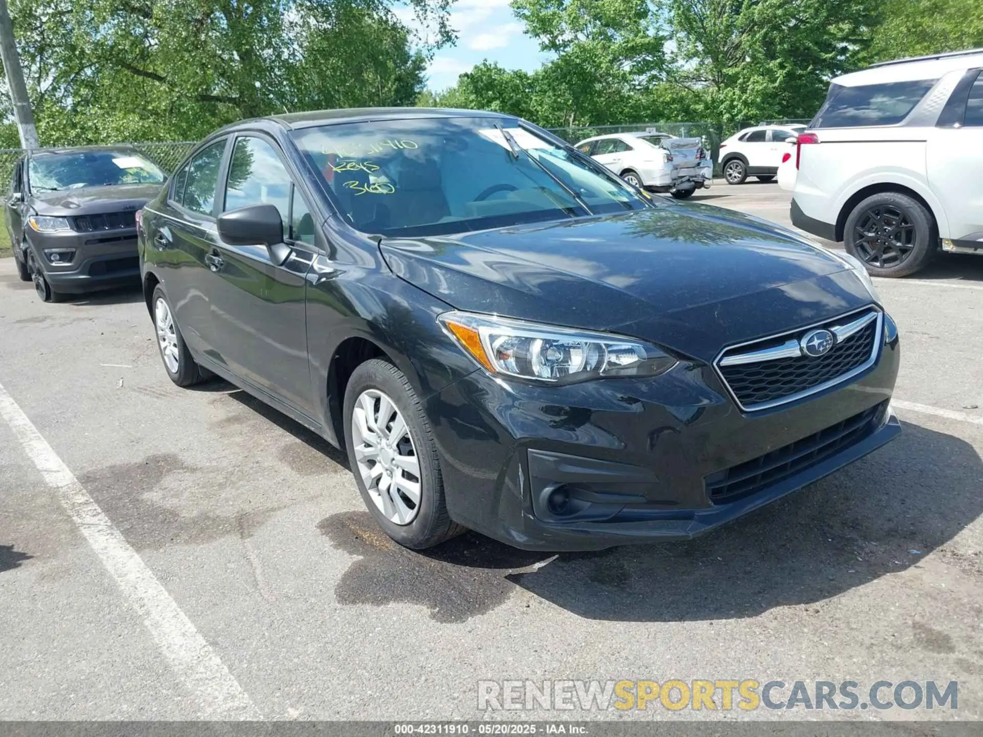 1 Photograph of a damaged car 4S3GKAA64K3627822 SUBARU IMPREZA 2019