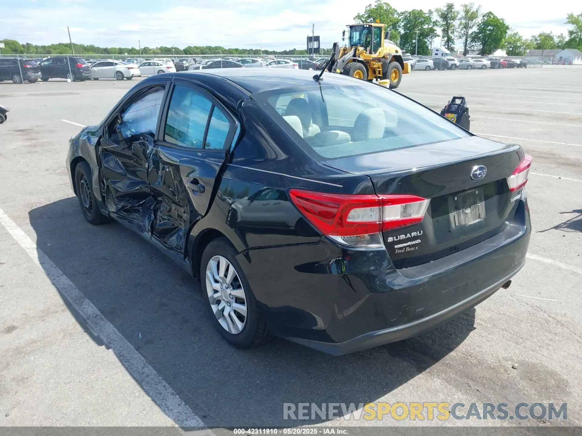 3 Photograph of a damaged car 4S3GKAA64K3627822 SUBARU IMPREZA 2019