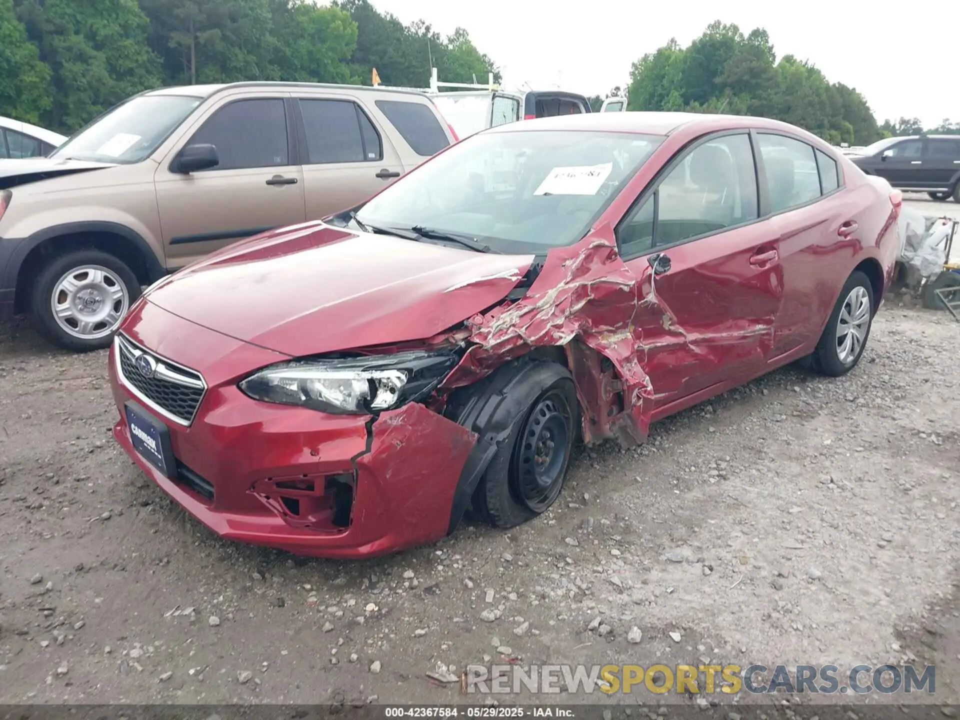 2 Photograph of a damaged car 4S3GKAA64K3628551 SUBARU IMPREZA 2019