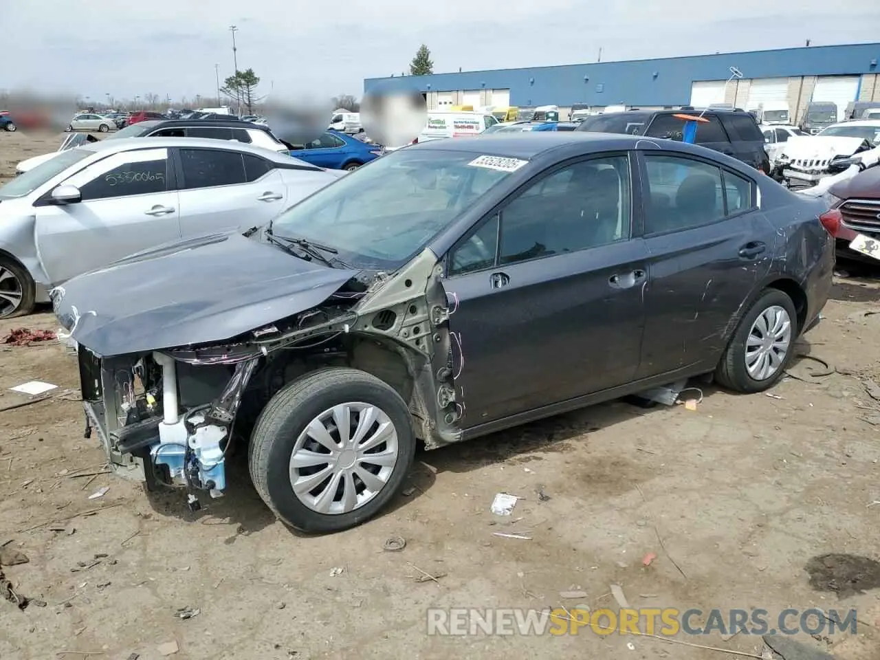 1 Photograph of a damaged car 4S3GKAA65K3606283 SUBARU IMPREZA 2019