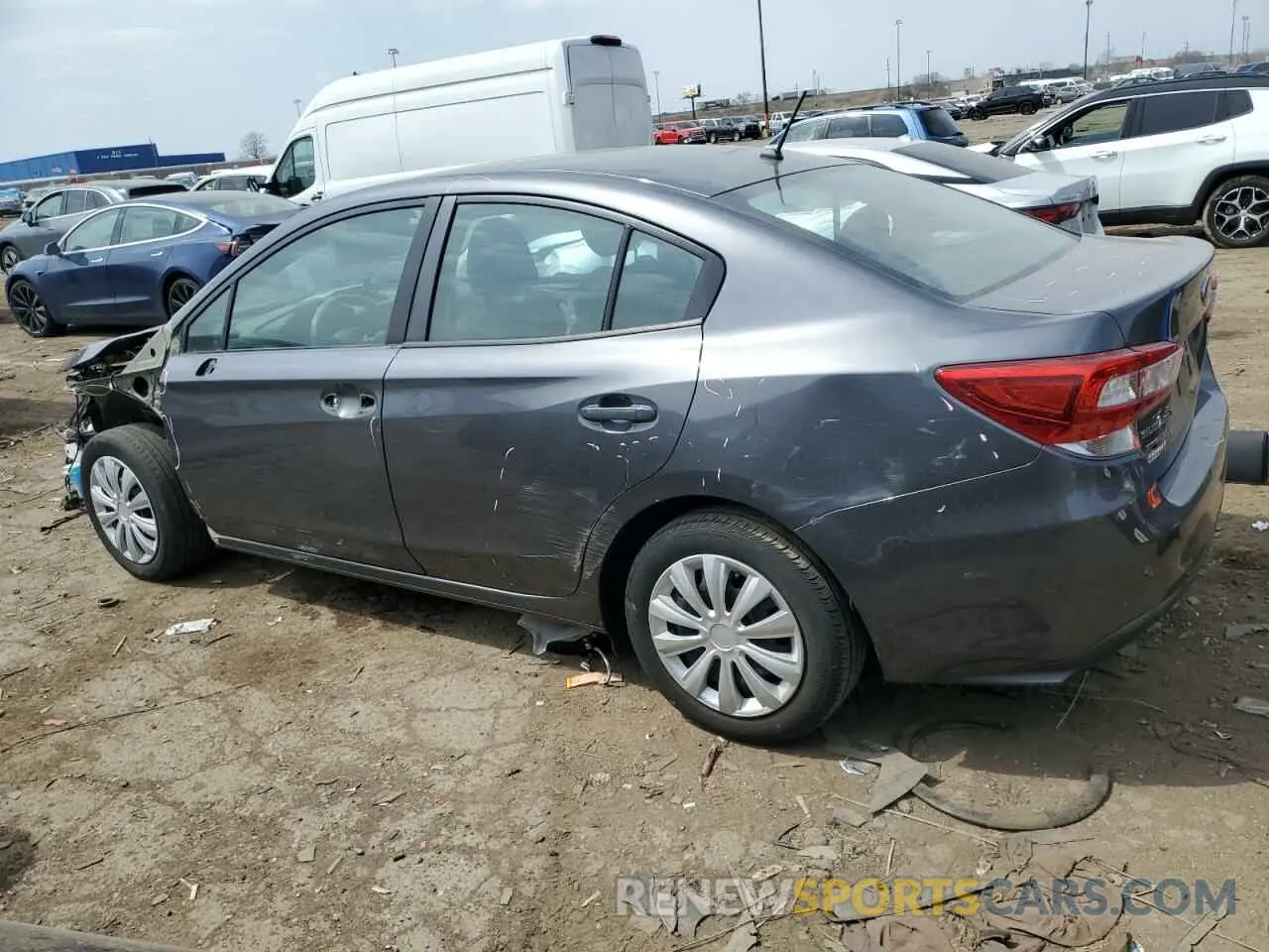 2 Photograph of a damaged car 4S3GKAA65K3606283 SUBARU IMPREZA 2019