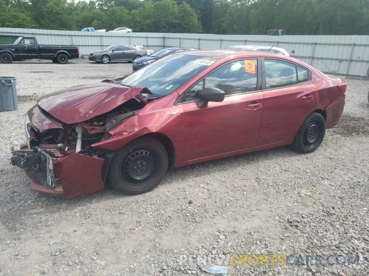 1 Photograph of a damaged car 4S3GKAA65K3621236 SUBARU IMPREZA 2019