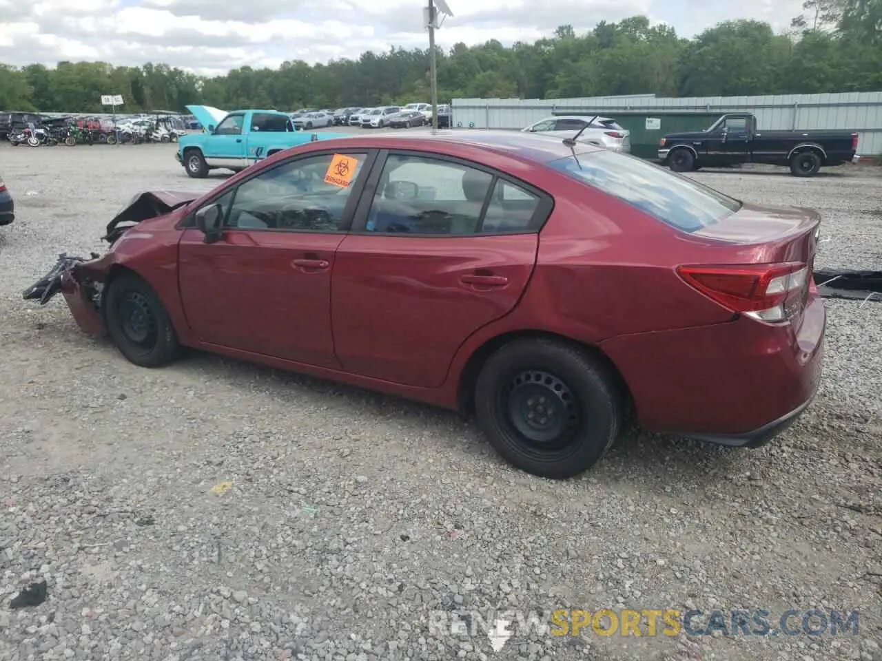 2 Photograph of a damaged car 4S3GKAA65K3621236 SUBARU IMPREZA 2019