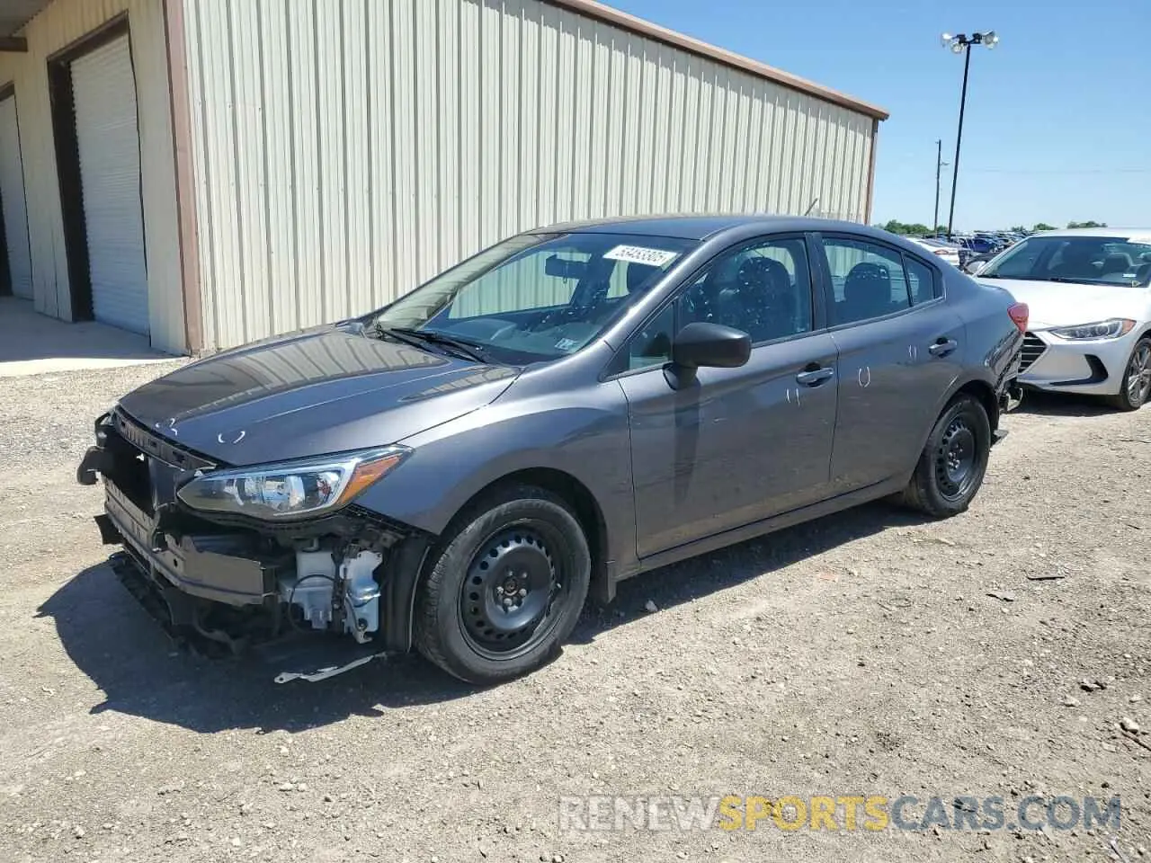 1 Photograph of a damaged car 4S3GKAA66K3618572 SUBARU IMPREZA 2019