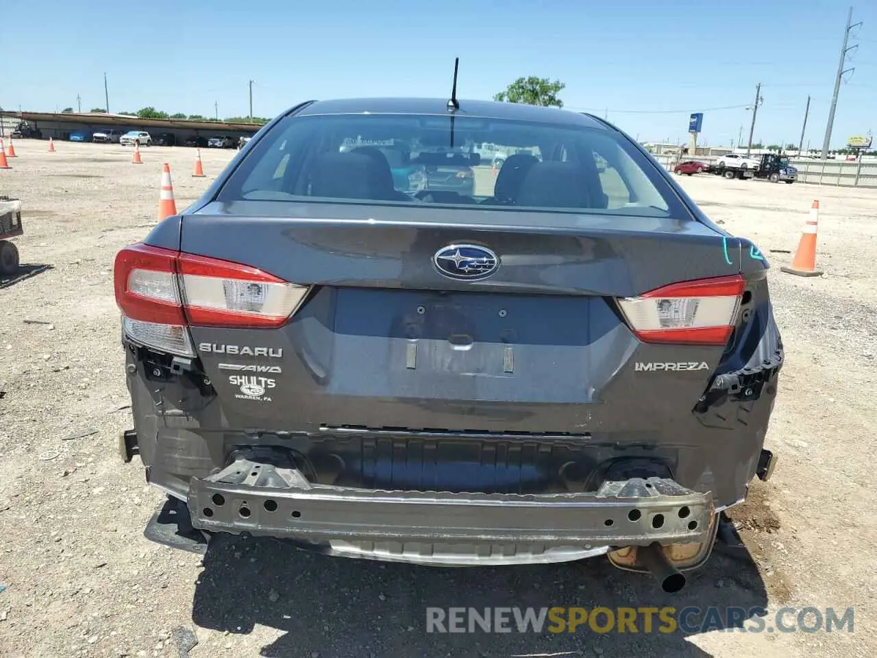6 Photograph of a damaged car 4S3GKAA66K3618572 SUBARU IMPREZA 2019