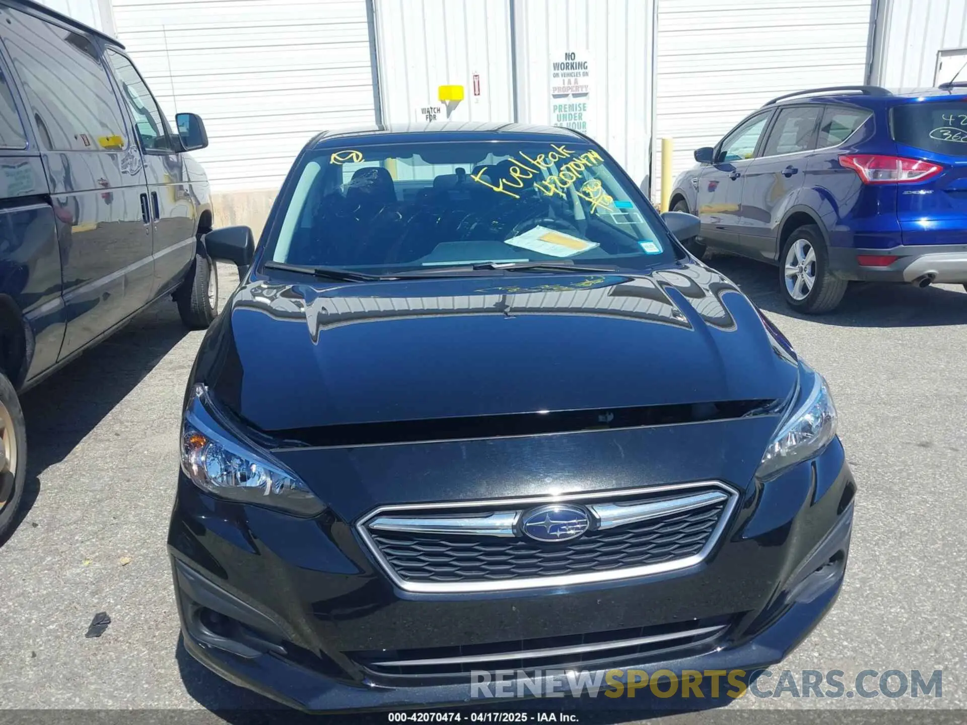 6 Photograph of a damaged car 4S3GKAA66K3624212 SUBARU IMPREZA 2019