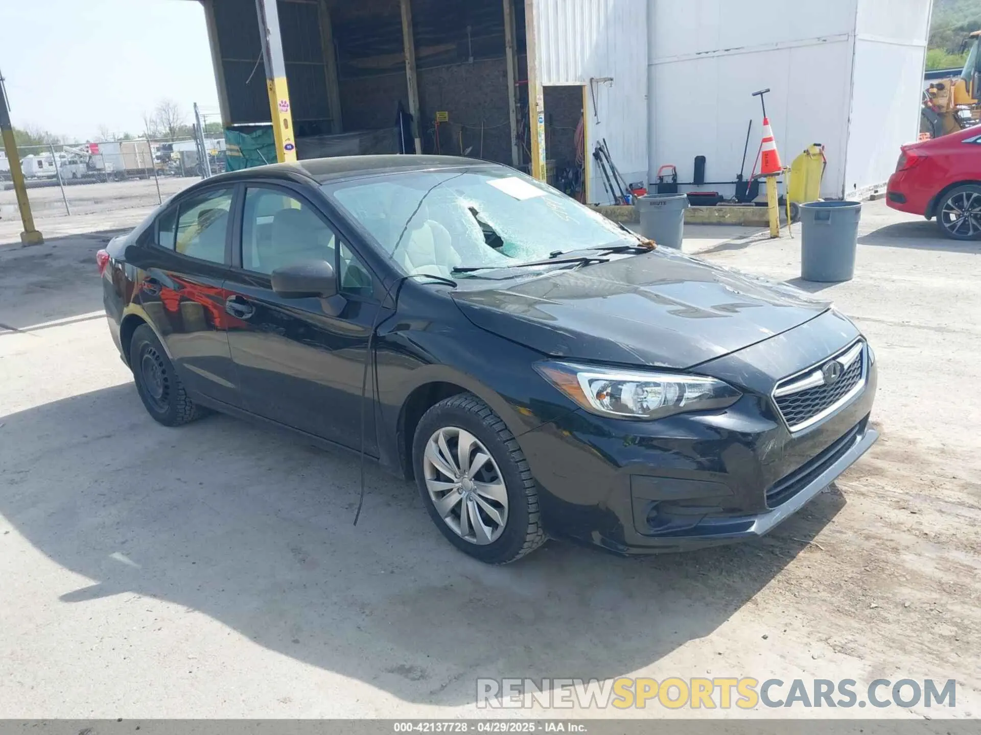 1 Photograph of a damaged car 4S3GKAA67K3605197 SUBARU IMPREZA 2019