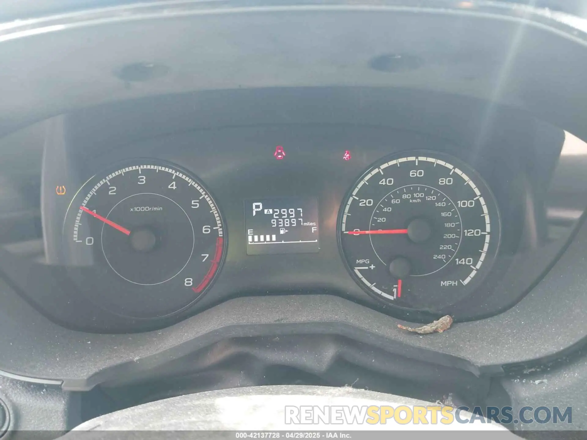 7 Photograph of a damaged car 4S3GKAA67K3605197 SUBARU IMPREZA 2019