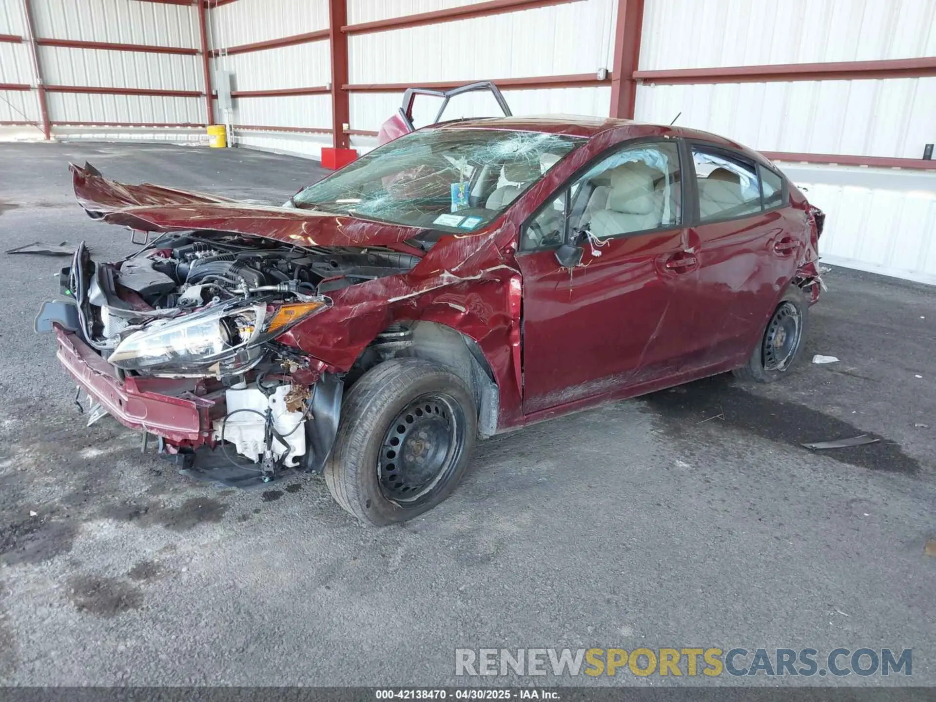 2 Photograph of a damaged car 4S3GKAA68K3620310 SUBARU IMPREZA 2019