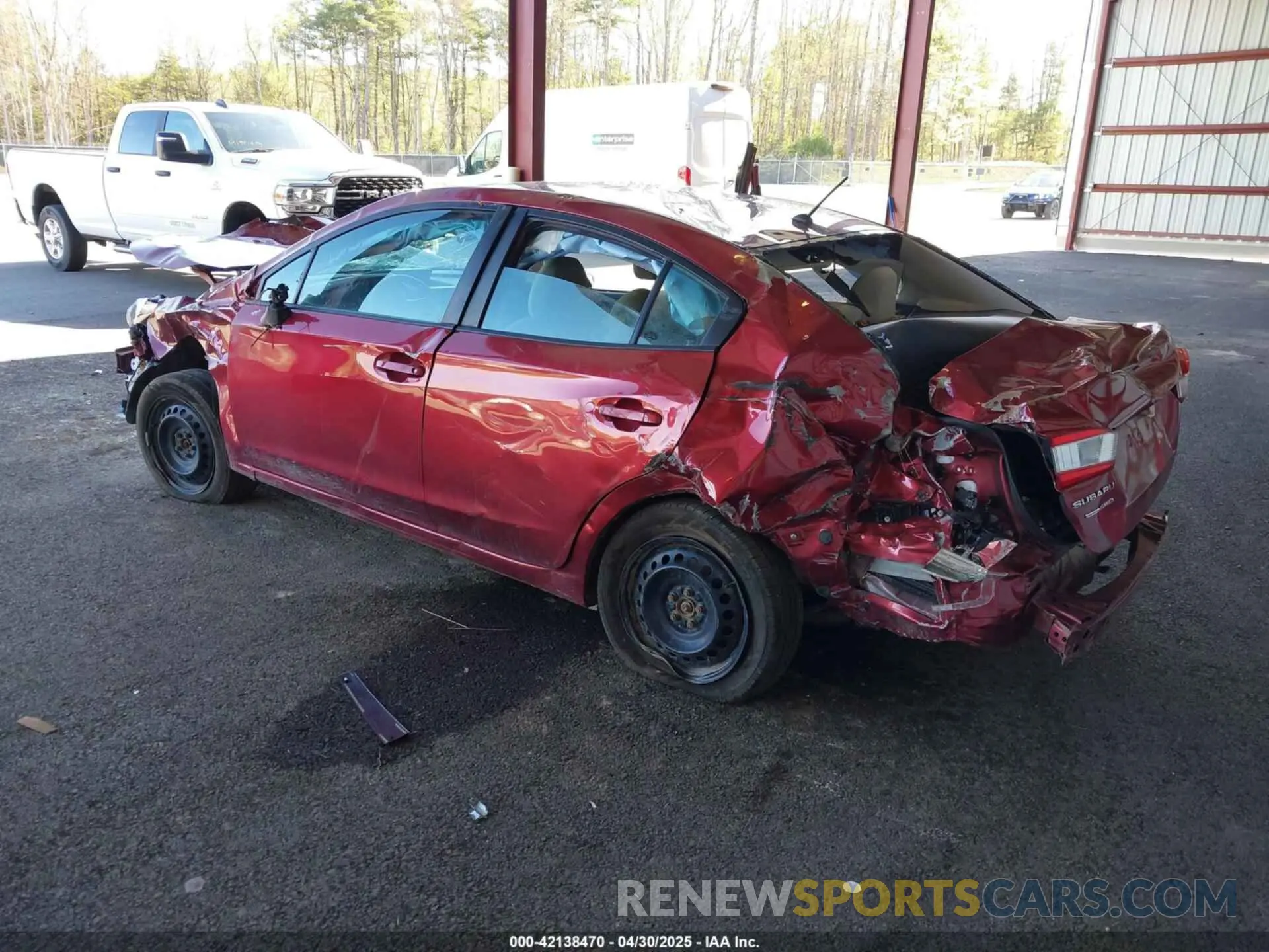 3 Photograph of a damaged car 4S3GKAA68K3620310 SUBARU IMPREZA 2019