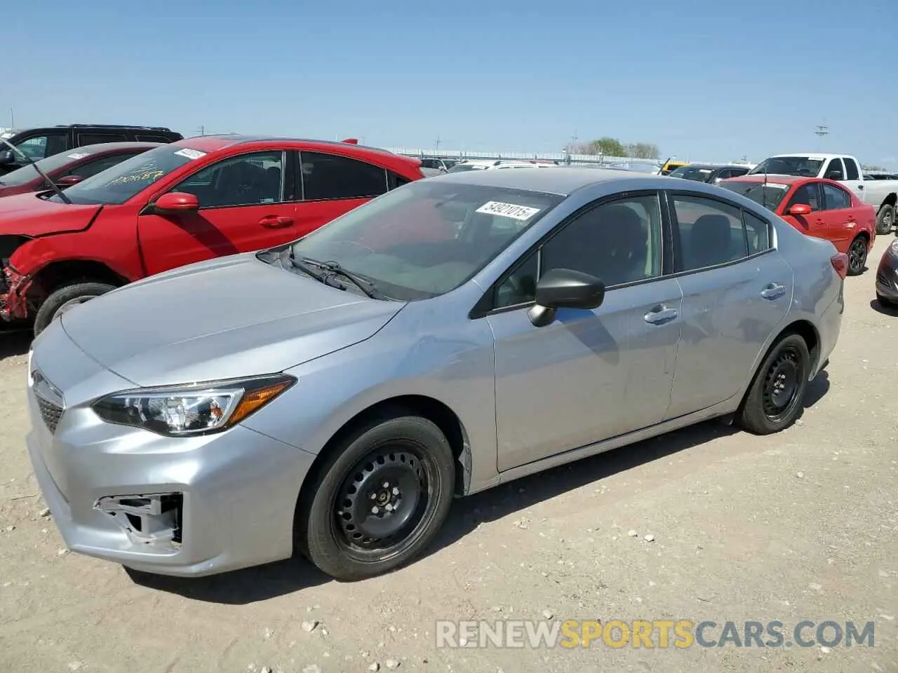 1 Photograph of a damaged car 4S3GKAA69K1627519 SUBARU IMPREZA 2019