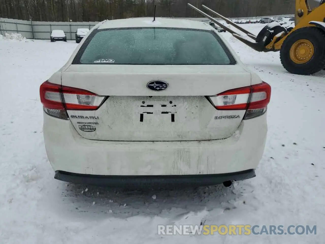 6 Photograph of a damaged car 4S3GKAA69K3606982 SUBARU IMPREZA 2019
