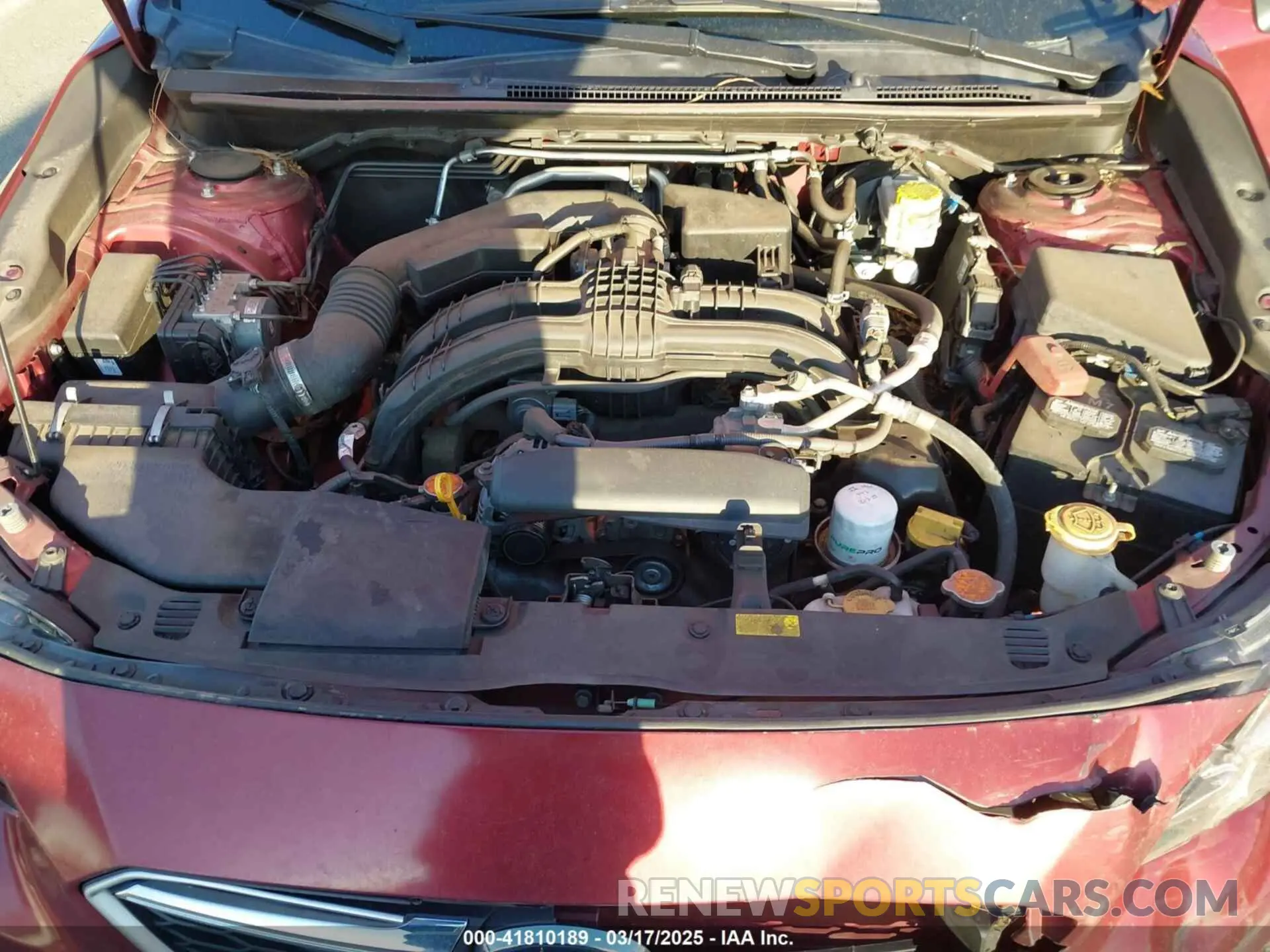 10 Photograph of a damaged car 4S3GKAA69K3613995 SUBARU IMPREZA 2019