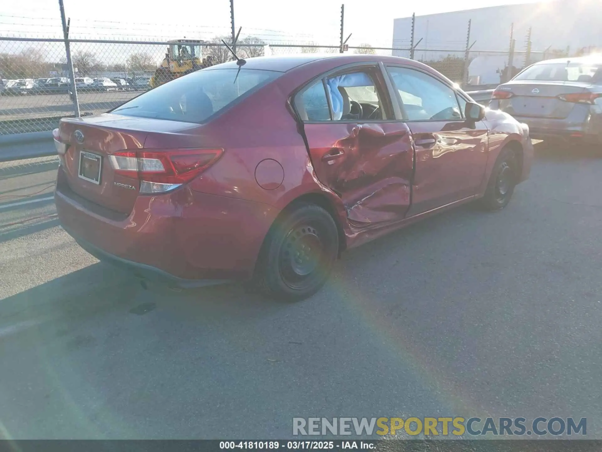 4 Photograph of a damaged car 4S3GKAA69K3613995 SUBARU IMPREZA 2019