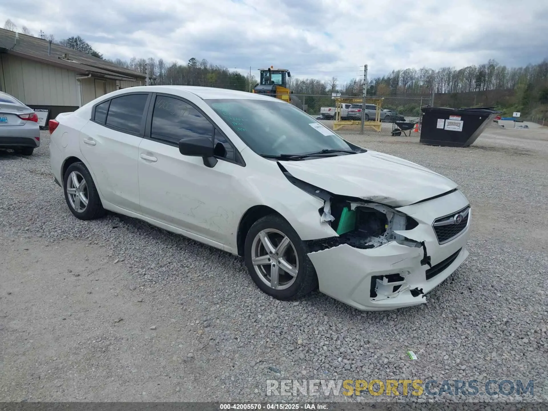1 Photograph of a damaged car 4S3GKAA6XK3607624 SUBARU IMPREZA 2019