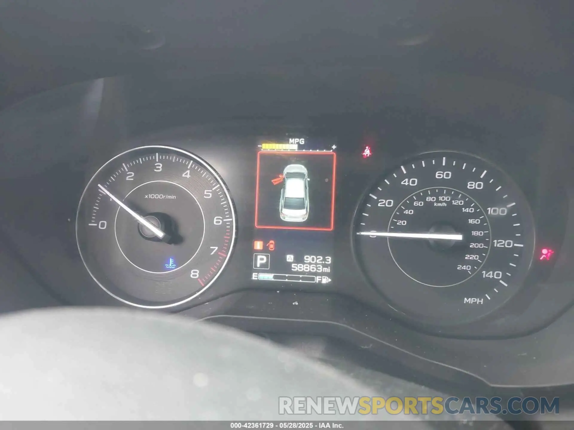 7 Photograph of a damaged car 4S3GKAB60K3608733 SUBARU IMPREZA 2019