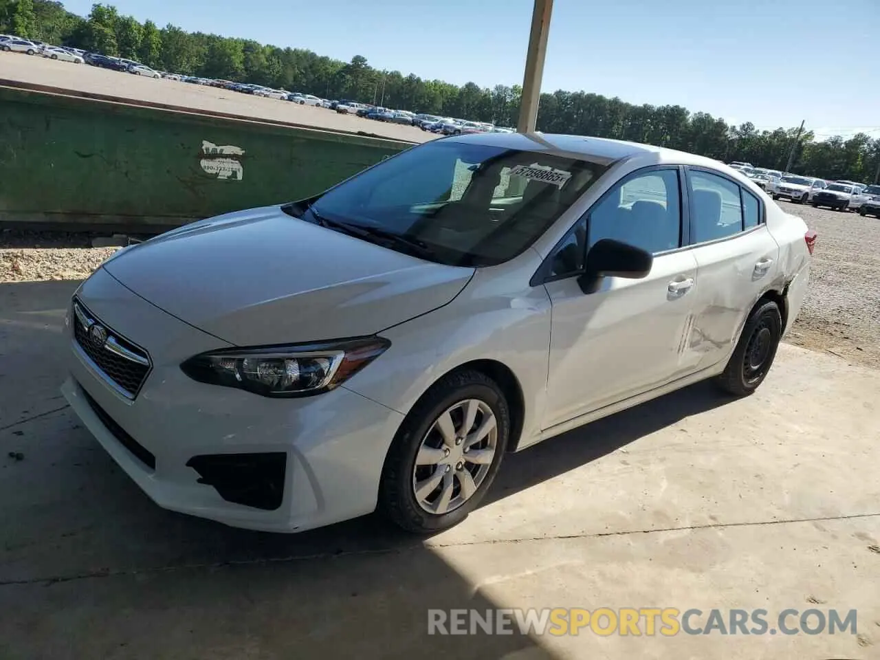 1 Photograph of a damaged car 4S3GKAB61K3611785 SUBARU IMPREZA 2019