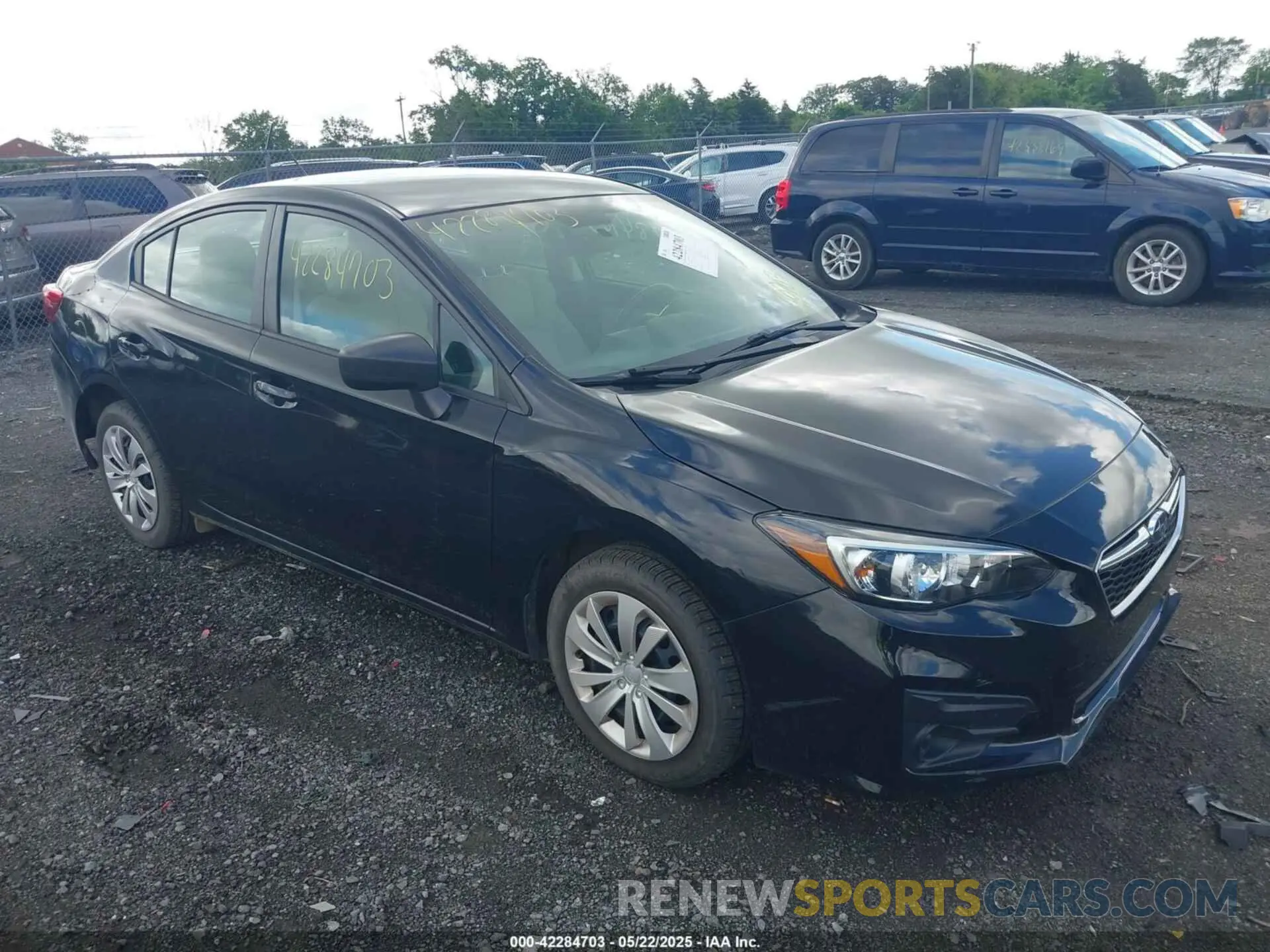 1 Photograph of a damaged car 4S3GKAB67K3620703 SUBARU IMPREZA 2019
