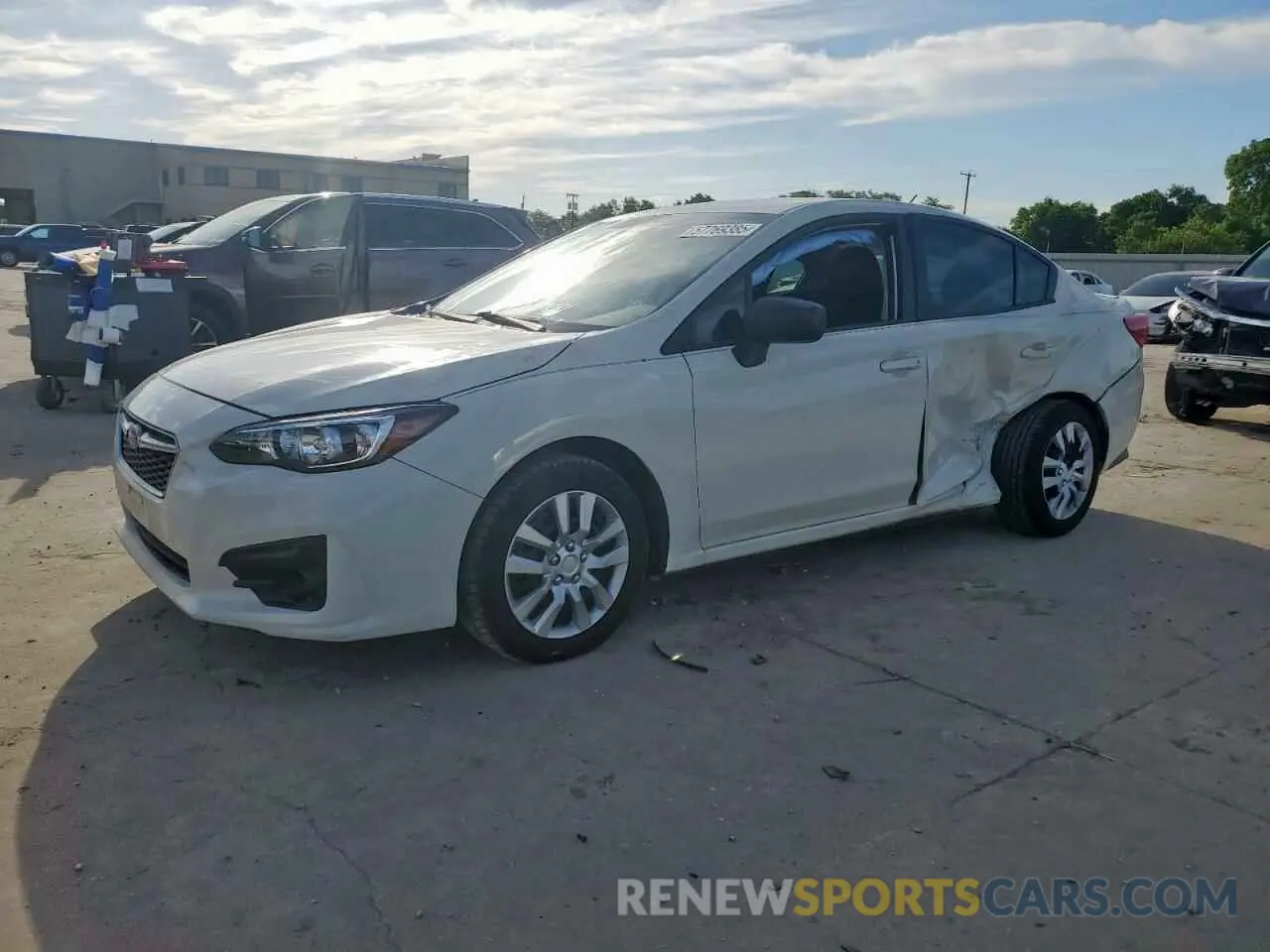 1 Photograph of a damaged car 4S3GKAB69K3605572 SUBARU IMPREZA 2019
