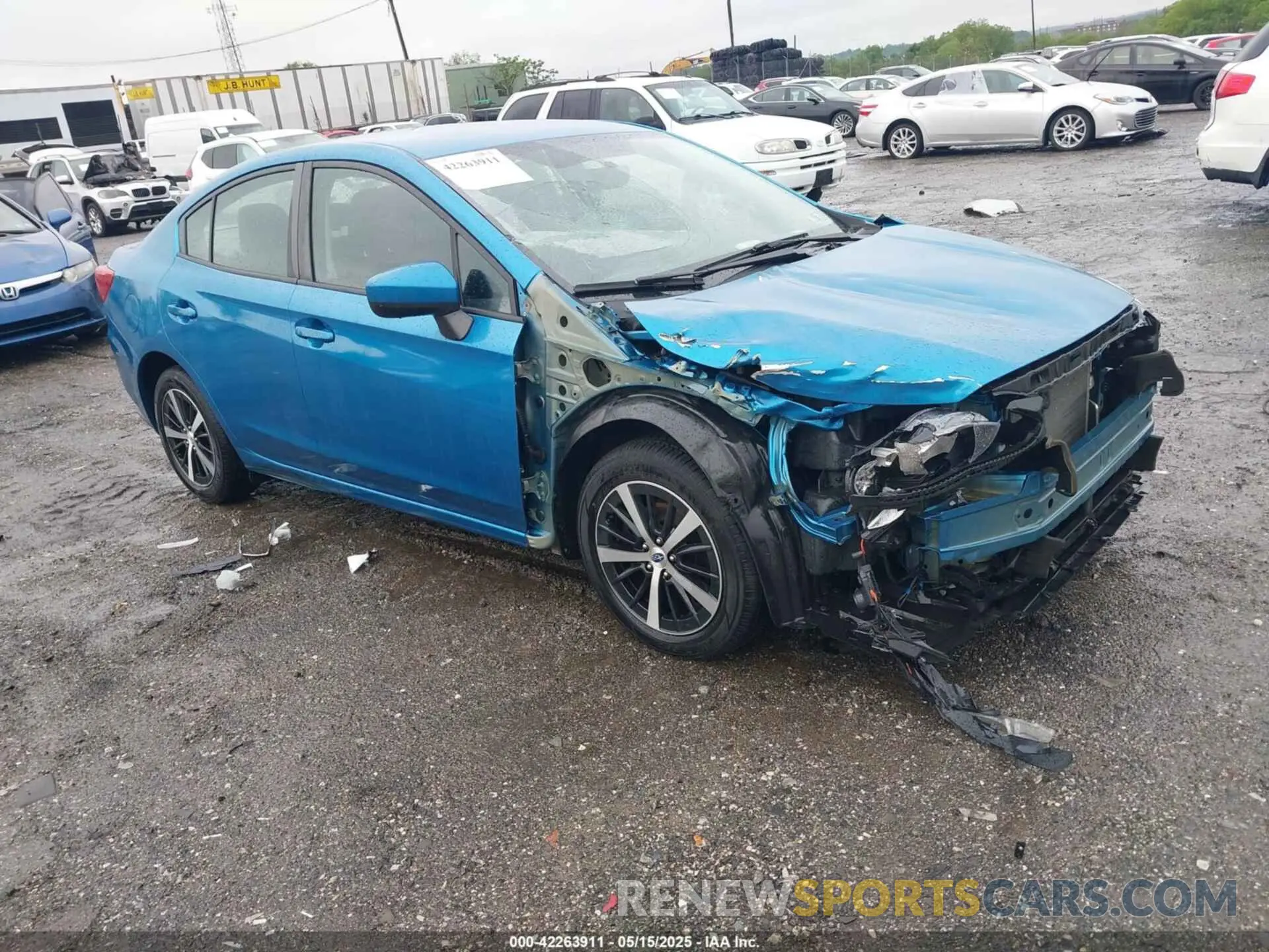 1 Photograph of a damaged car 4S3GKAC61K3601594 SUBARU IMPREZA 2019