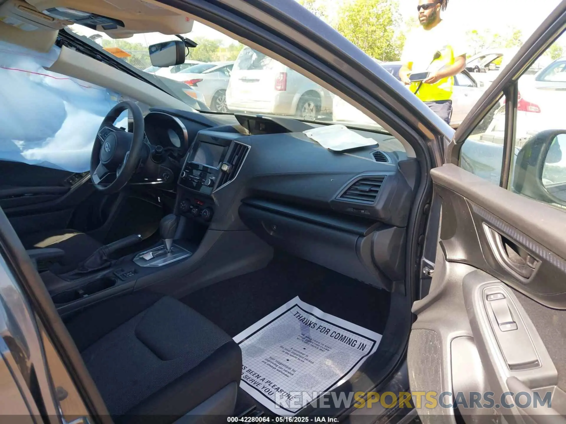 5 Photograph of a damaged car 4S3GKAD63K3611073 SUBARU IMPREZA 2019