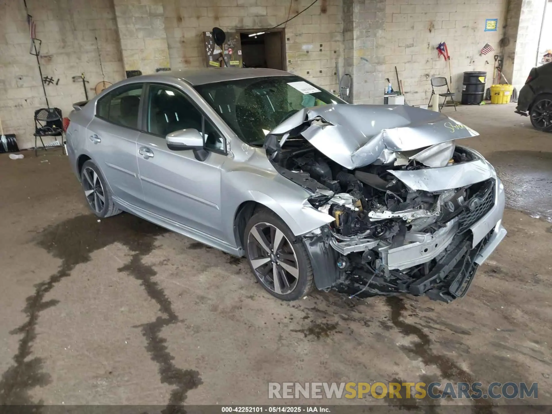 1 Photograph of a damaged car 4S3GKAJ60K3603050 SUBARU IMPREZA 2019