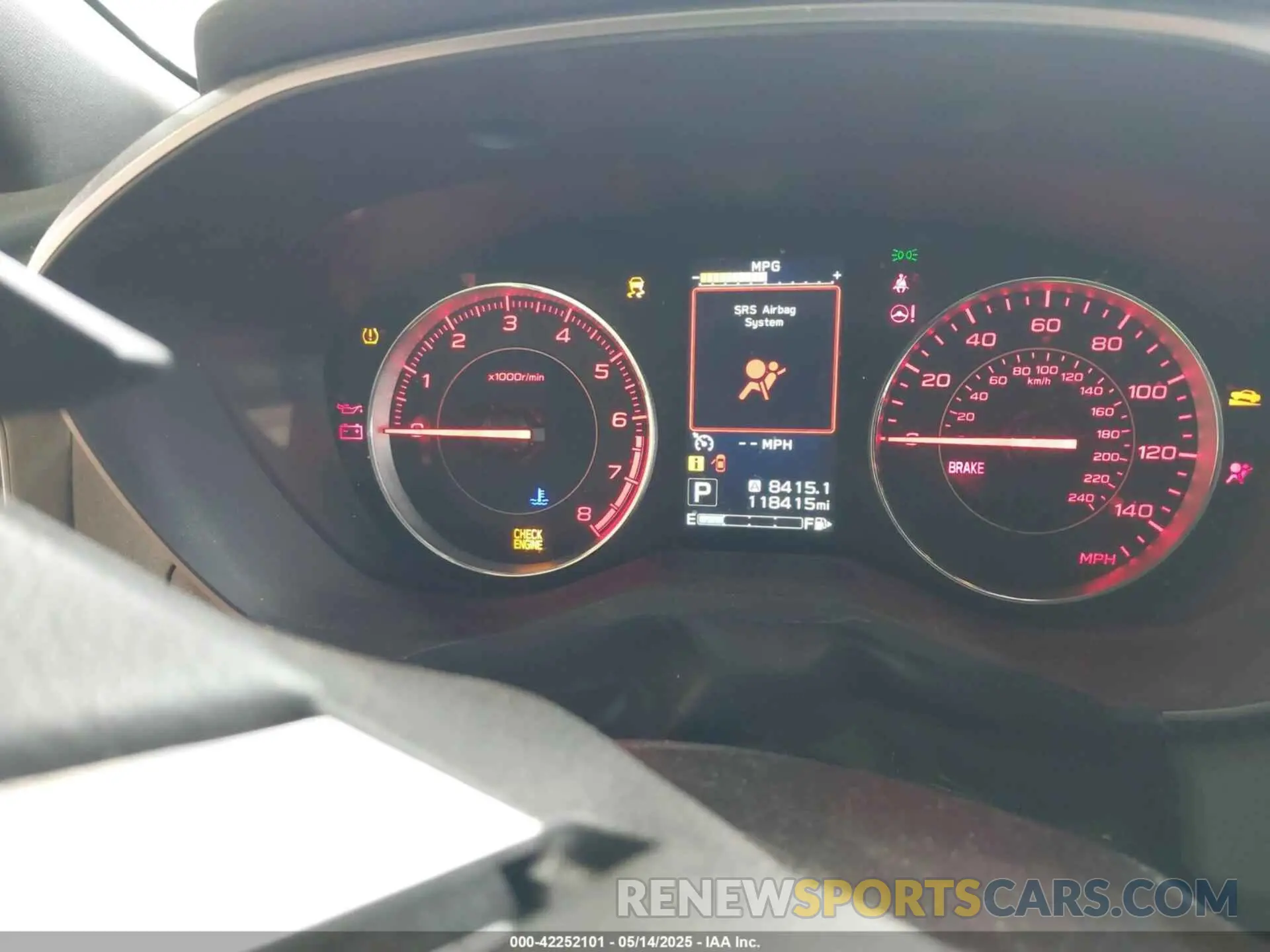 7 Photograph of a damaged car 4S3GKAJ60K3603050 SUBARU IMPREZA 2019